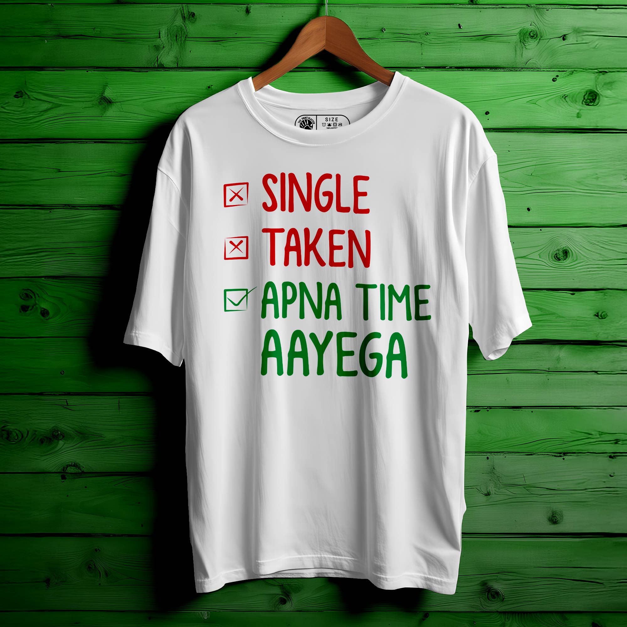 SINGLE TAKEN  Oversized Unisex T-Shirt |422