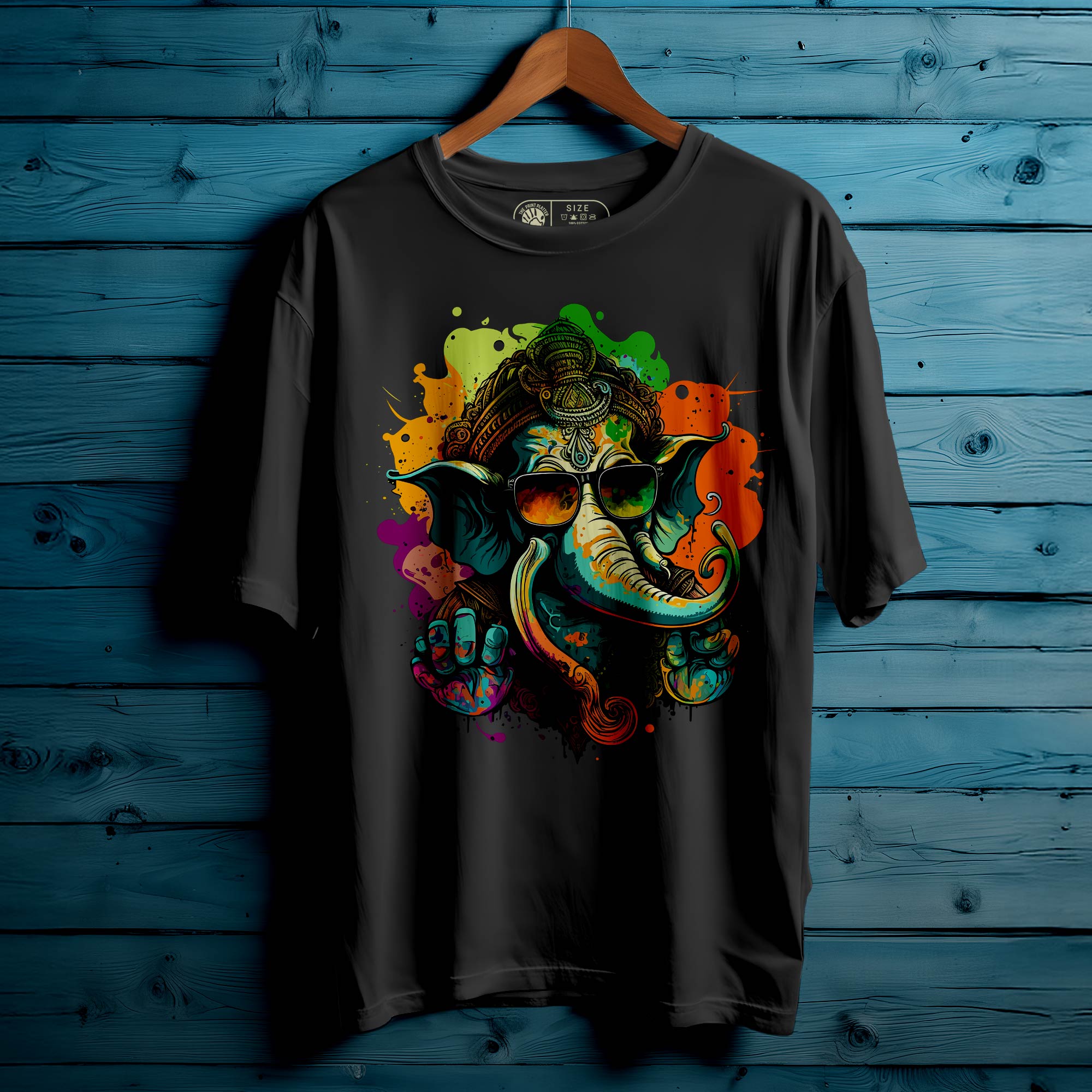 GANESH HINDU GOD  Oversized Unisex T-Shirt |444