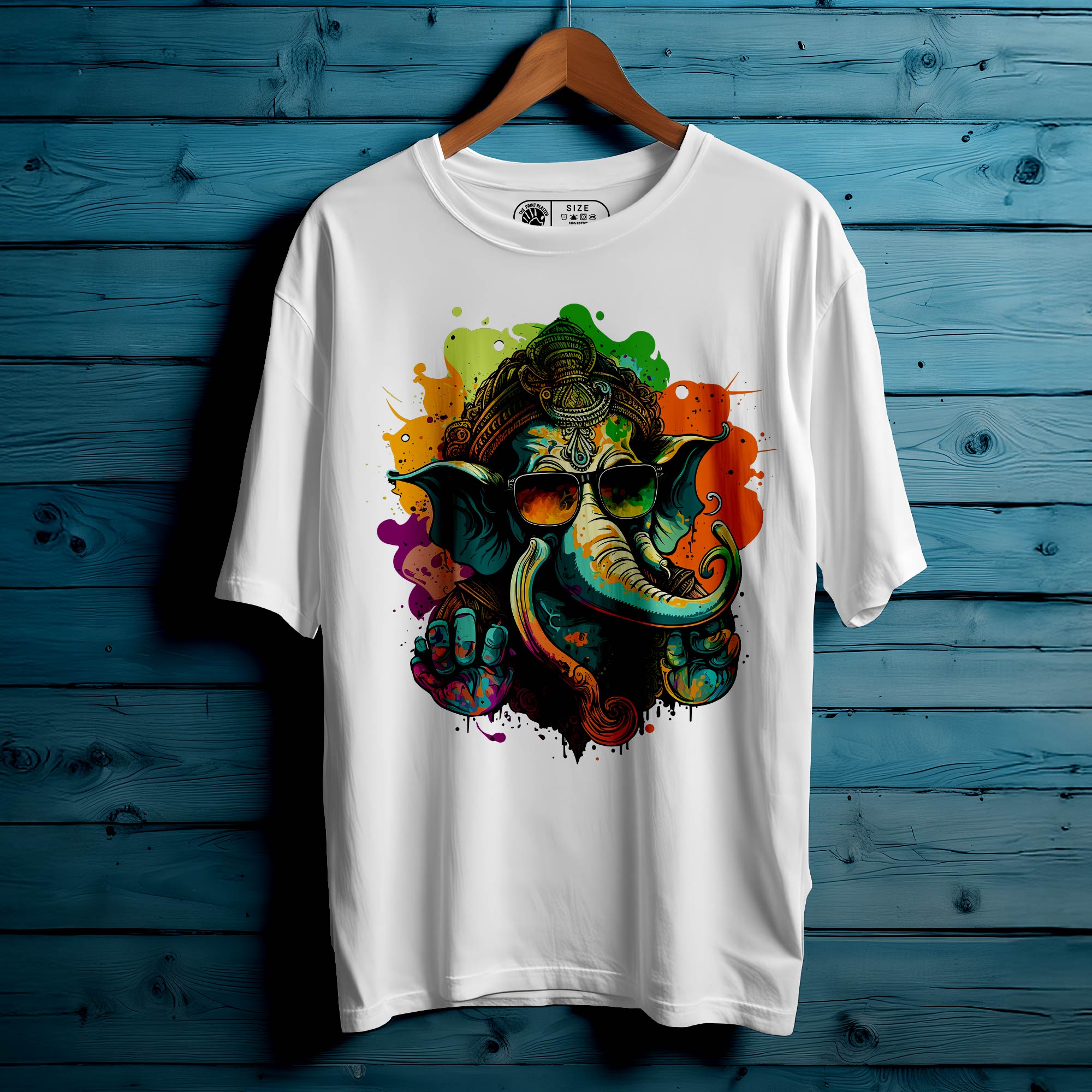 GANESH HINDU GOD  Oversized Unisex T-Shirt |444