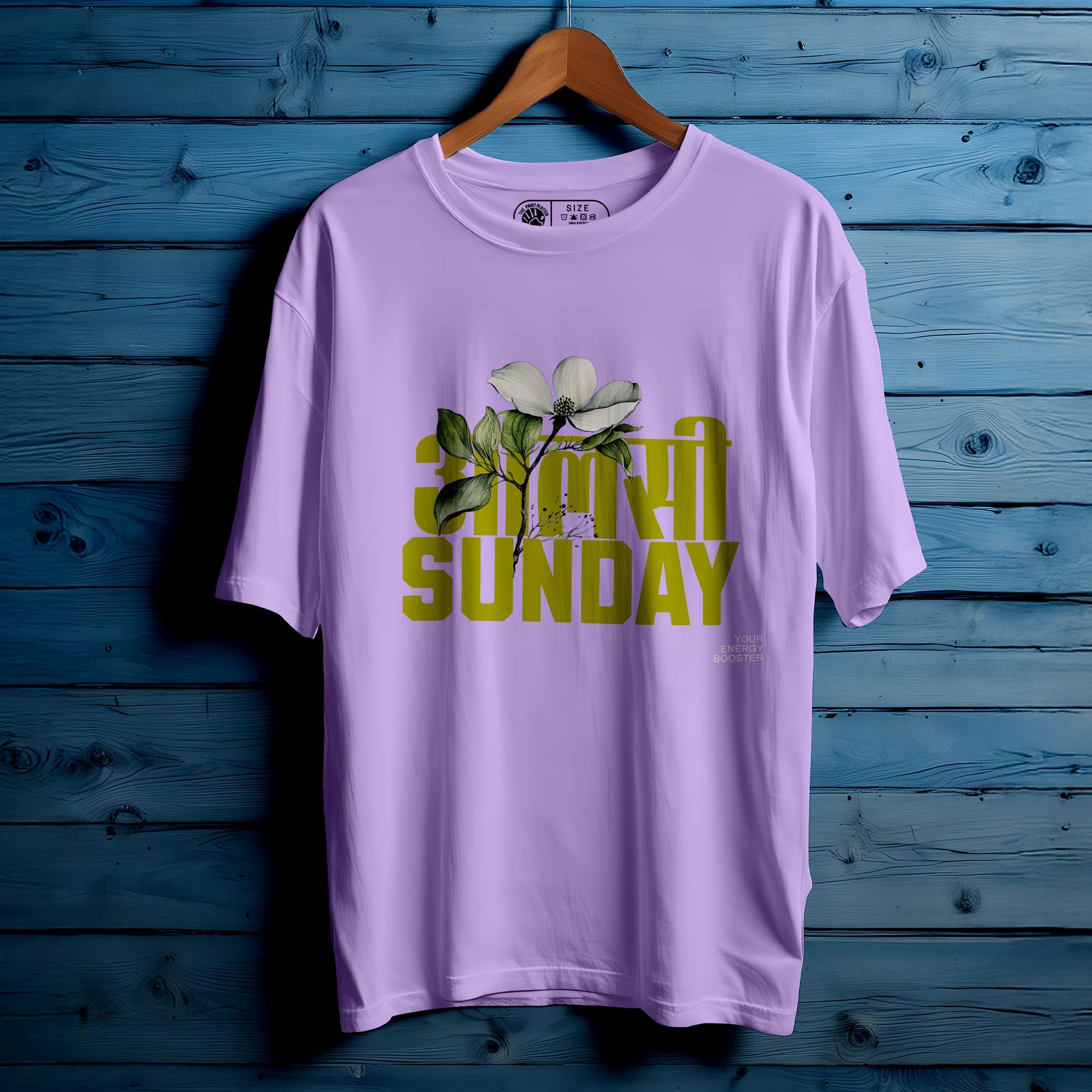 ALSHI-SUNDAY OVERSIZED T-SHIRT FOR UNISEX BIO WASH |59