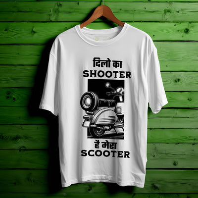 DILO KA SHOOTER Oversized Black T-shirt Bio Wash| 64