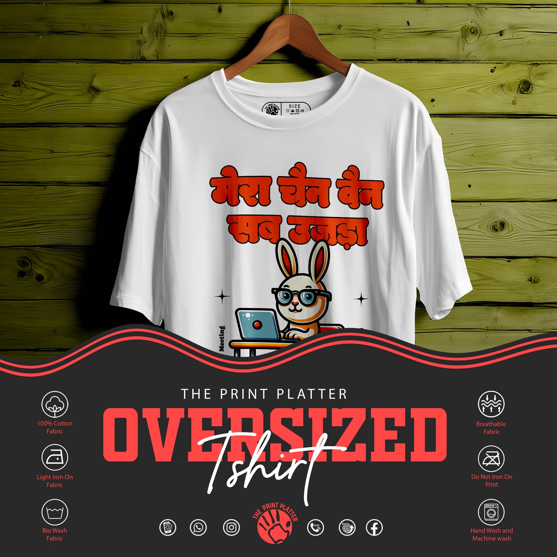 Cube-Crud OVERSIZED T-SHIRT FOR UNISEX BIO WASH |83