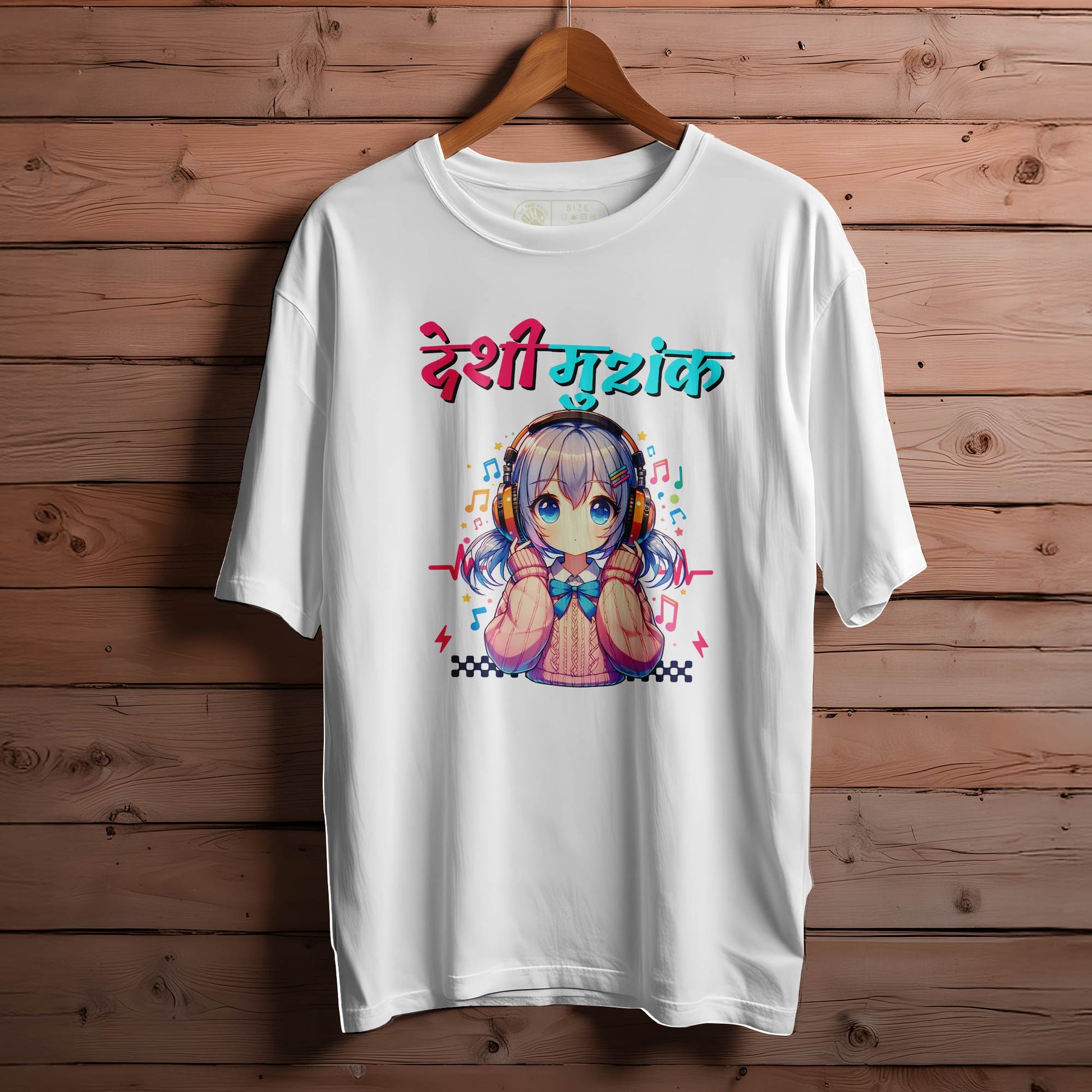 DESHI-MUZIK OVERSIZED T-SHIRT FOR UNISEX BIO | 86