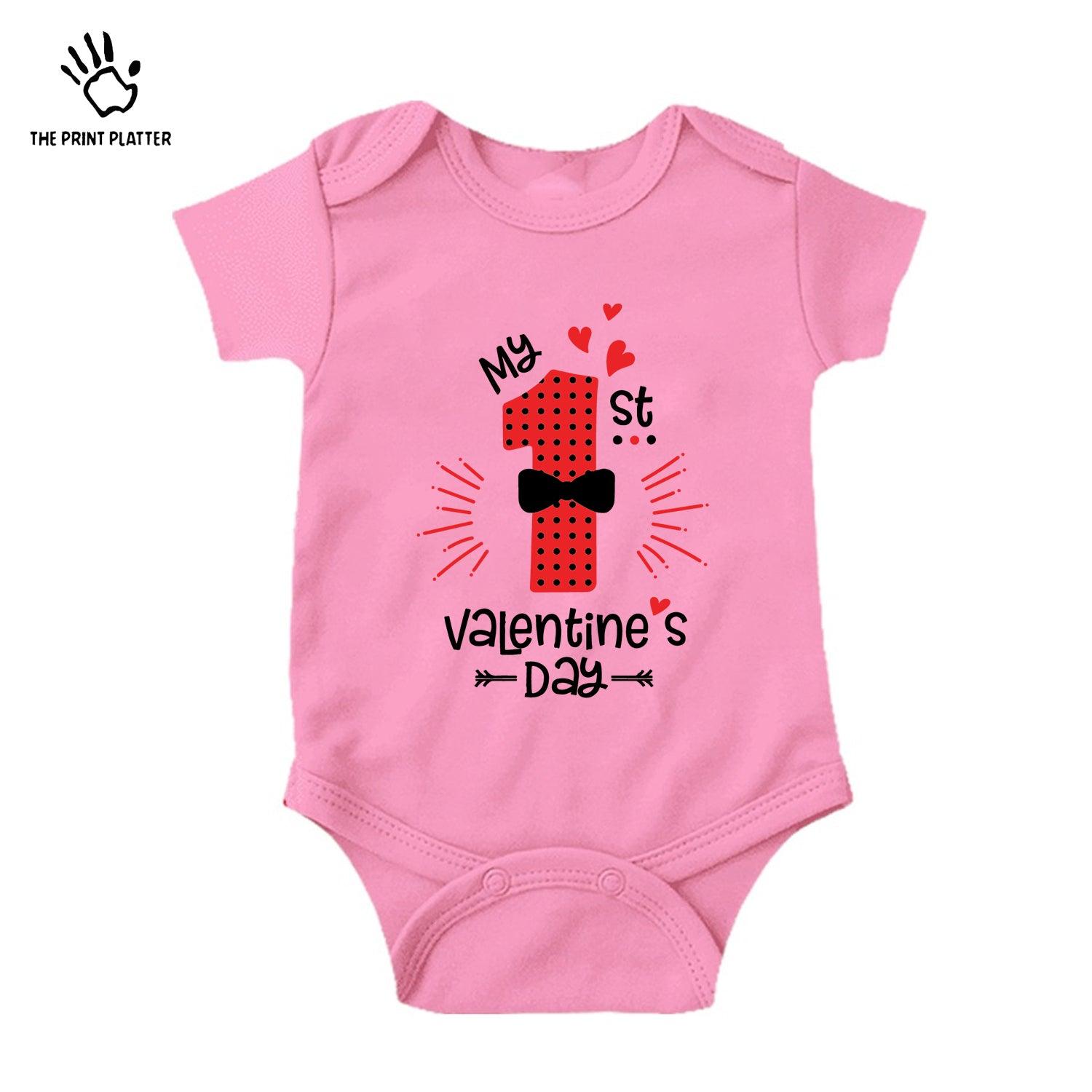 my first valentine's day Unisex Half Sleeve Romper