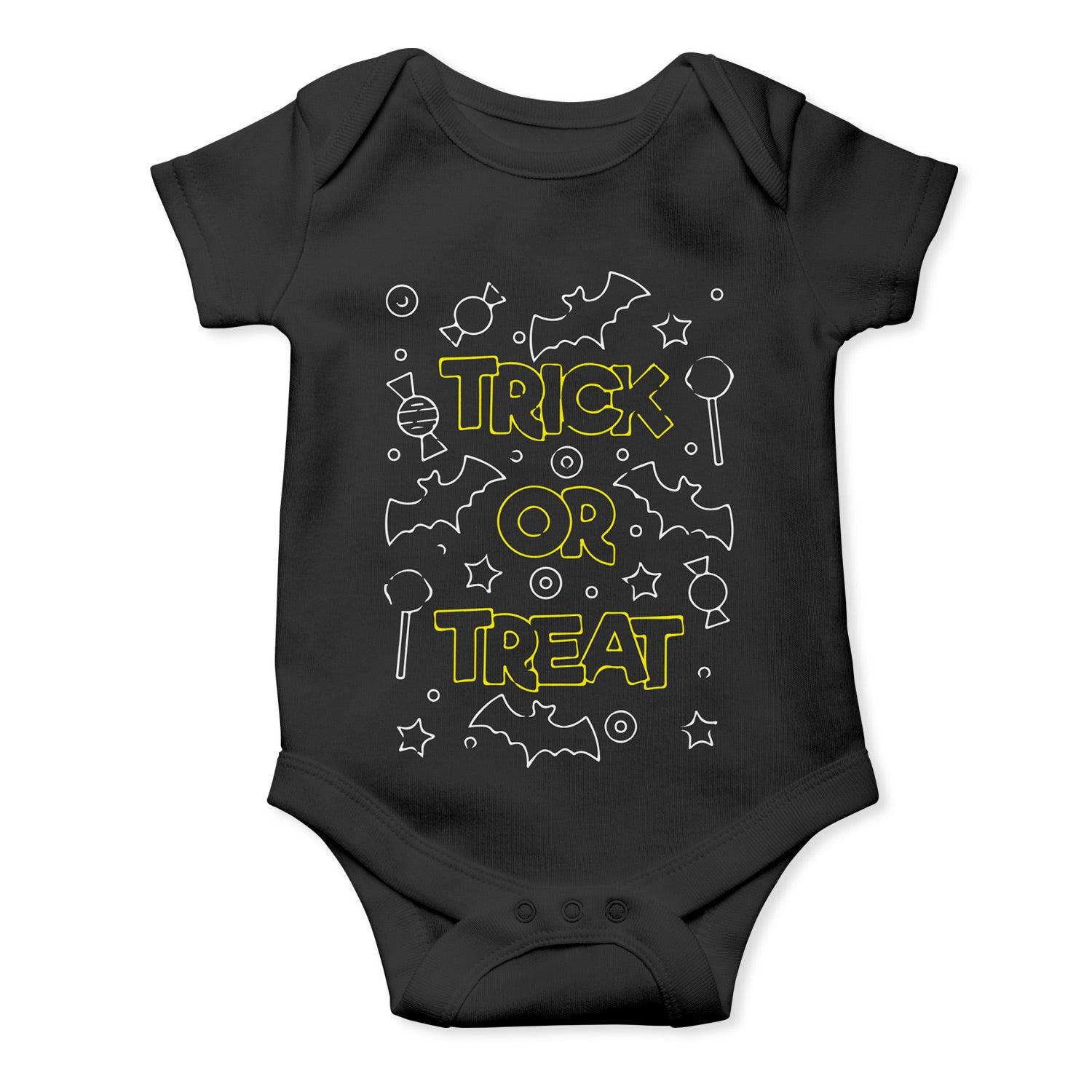 Trick Or Treat Unisex Half Sleeve Romper