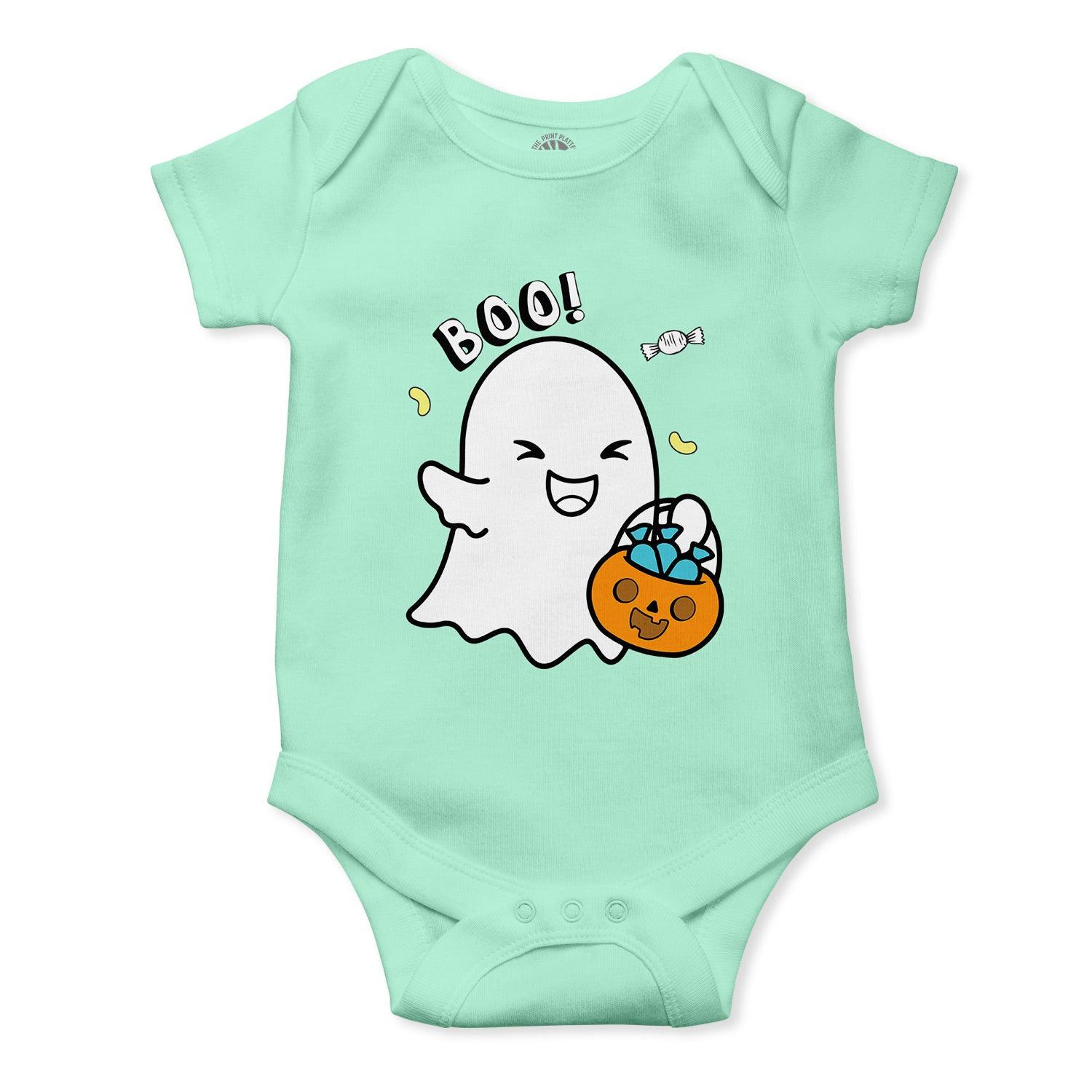 Boo Unisex Half Sleeve Romper