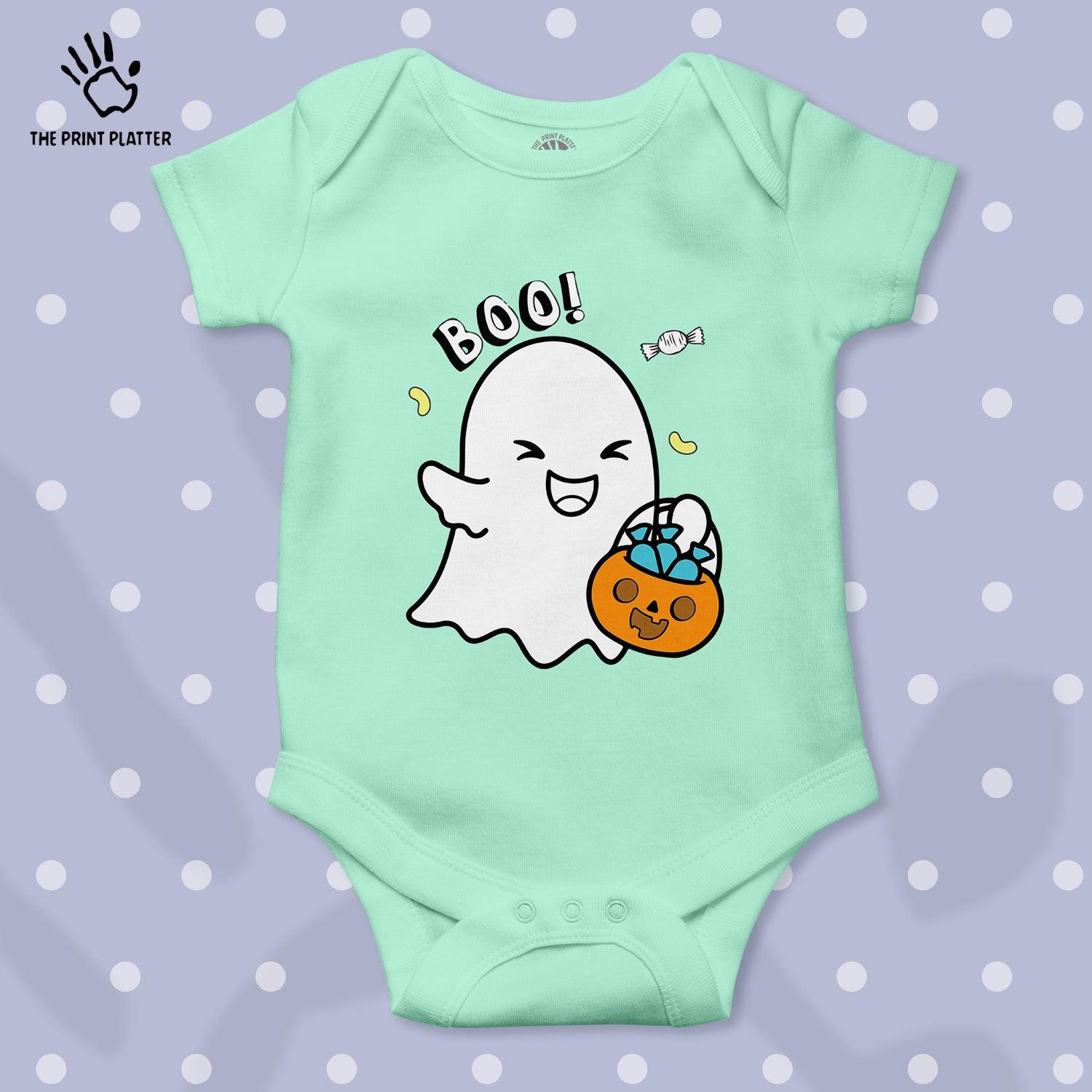 Boo Unisex Half Sleeve Romper