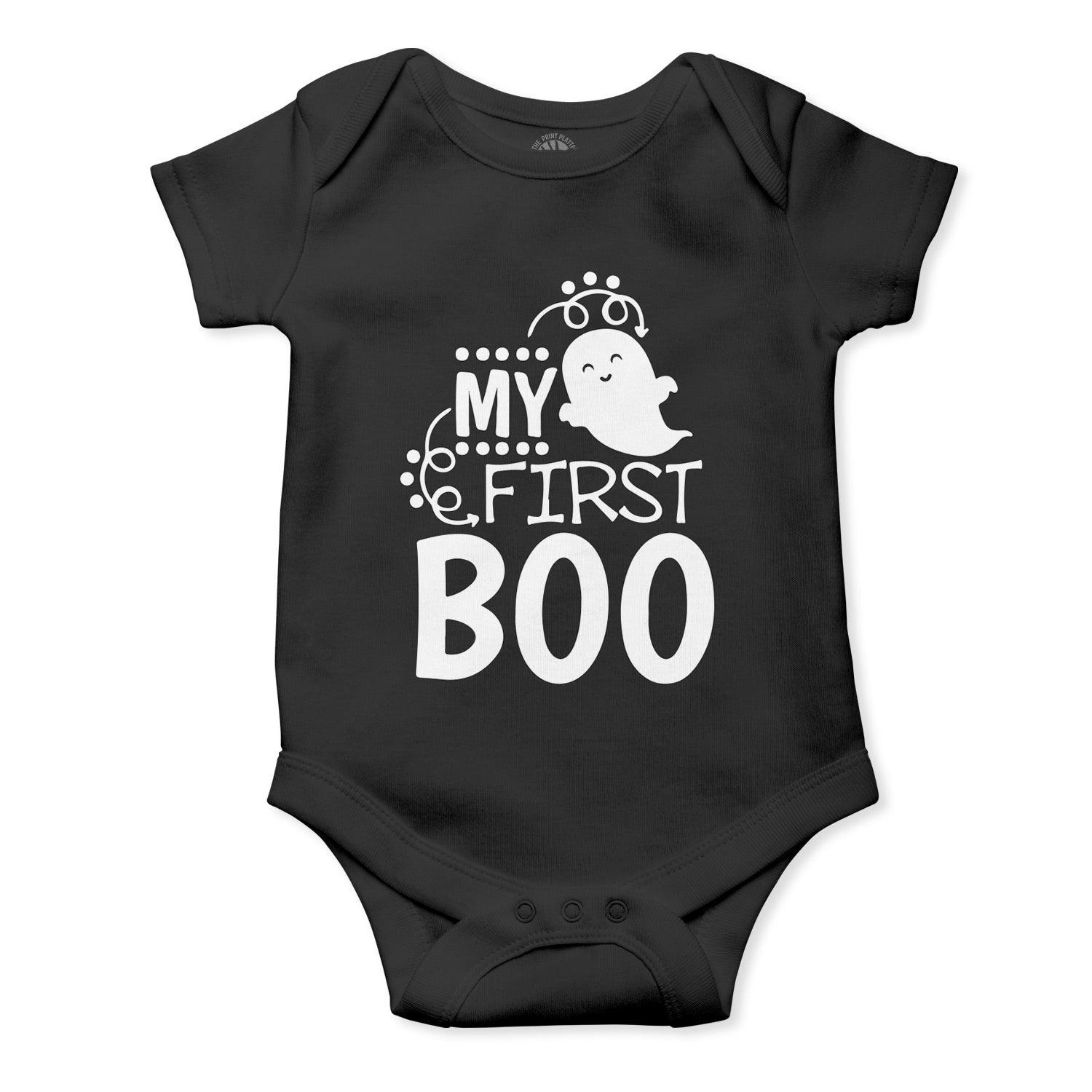 My First Boo Unisex Half Sleeve Romper