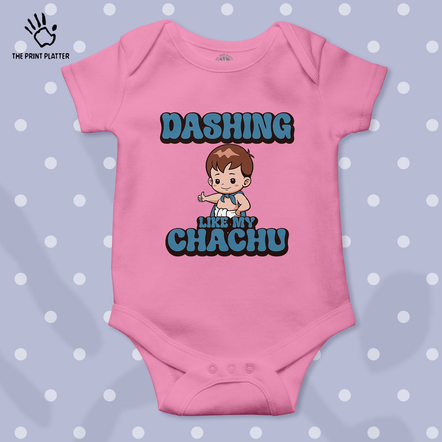 Dashing Like My Chachu Unisex Half Sleeve Romper