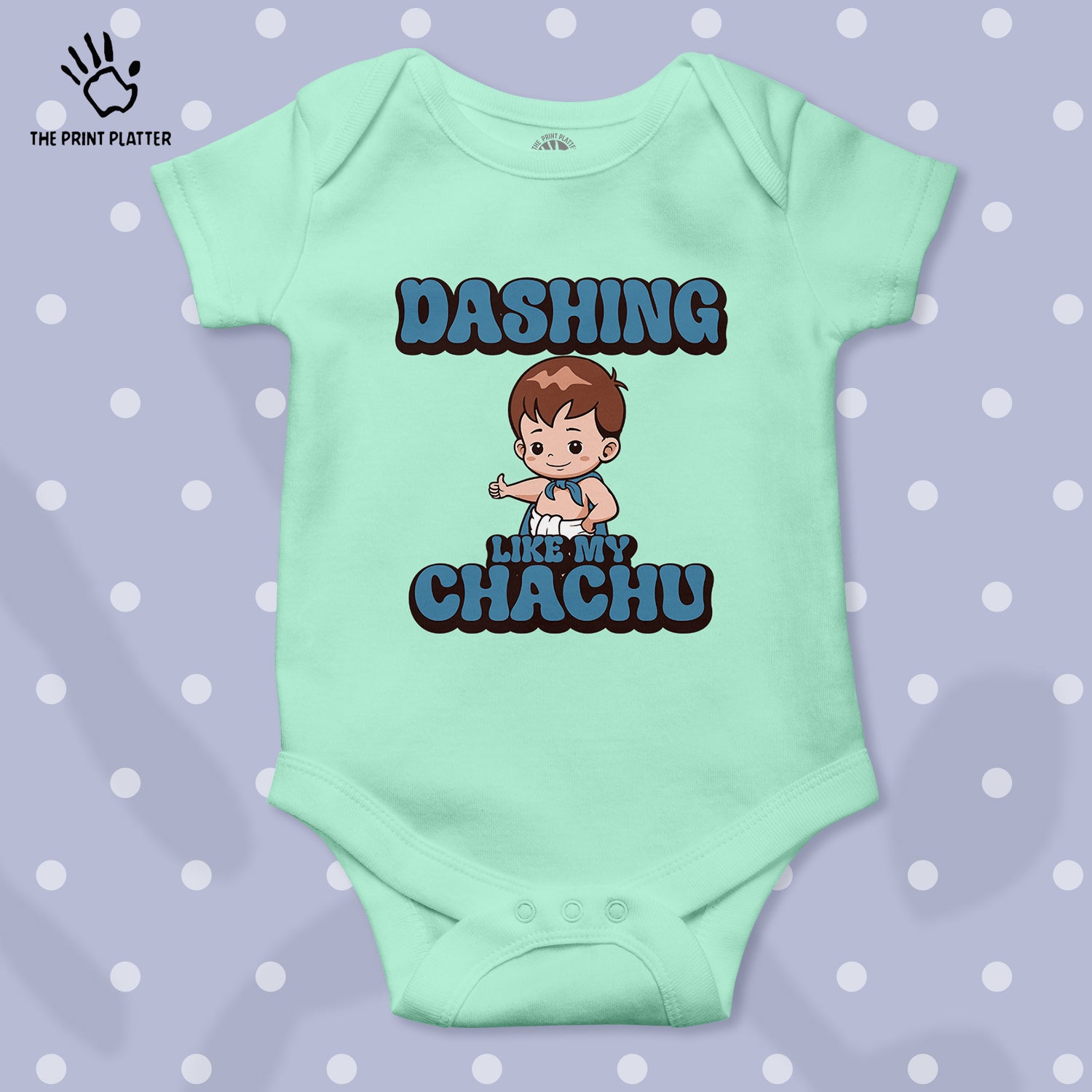 Dashing Like My Chachu Unisex Half Sleeve Romper