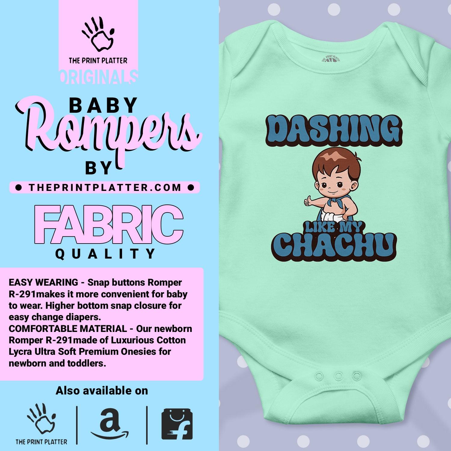 Dashing Like My Chachu Unisex Half Sleeve Romper