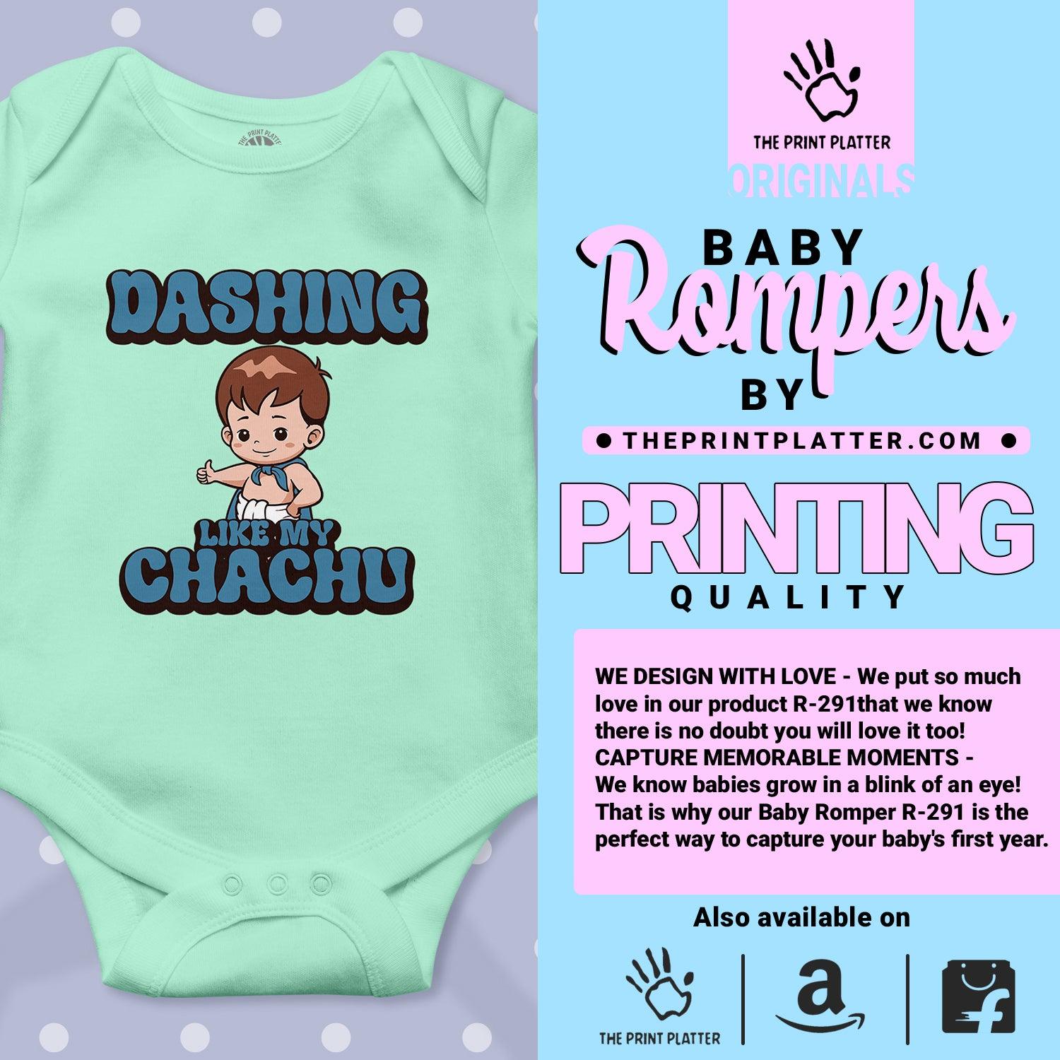 Dashing Like My Chachu Unisex Half Sleeve Romper