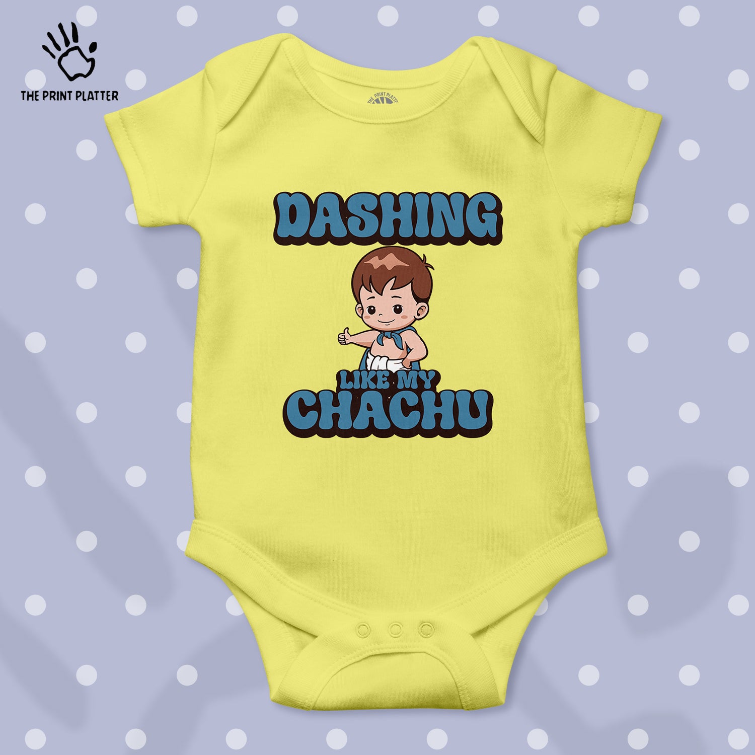 Dashing Like My Chachu Unisex Half Sleeve Romper