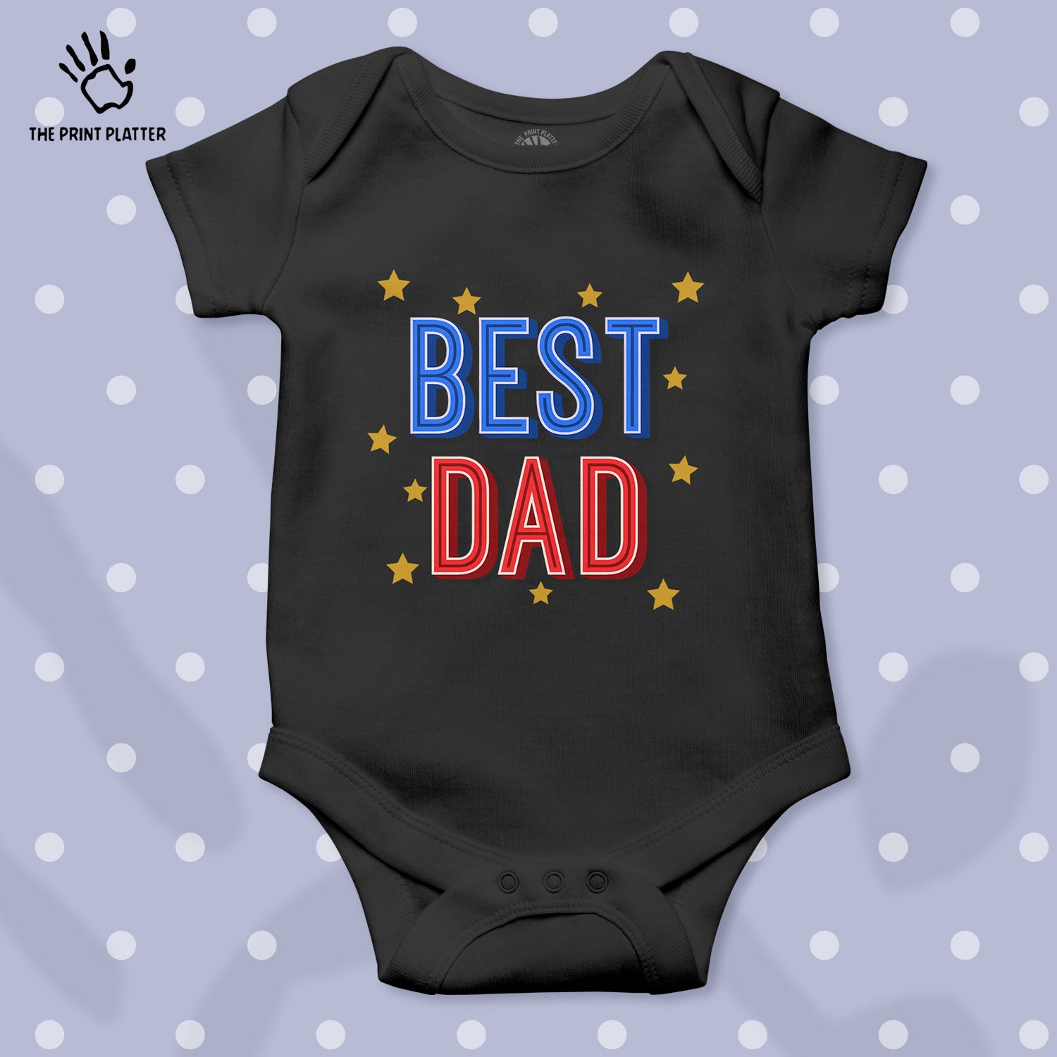 Best Dad Unisex Half Sleeve Romper