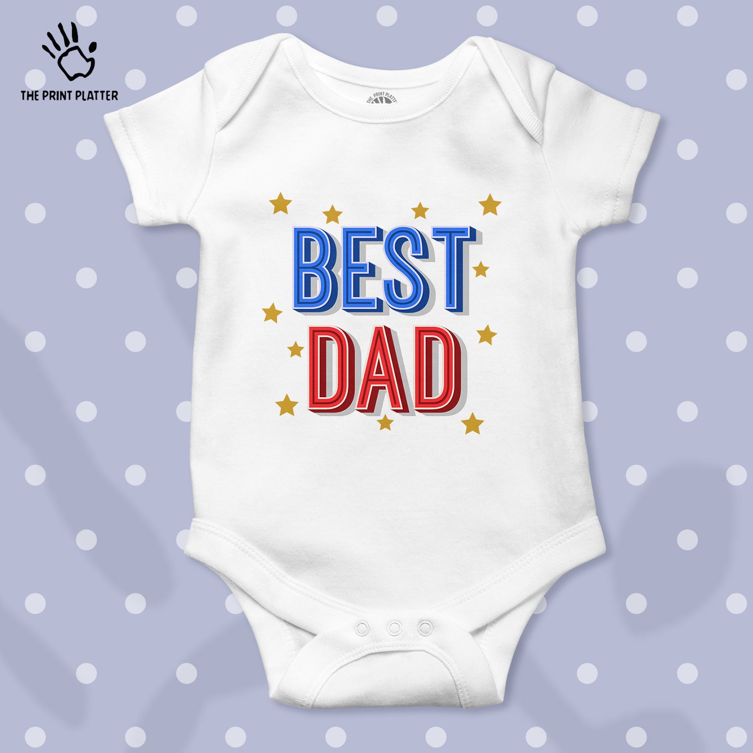 Best Dad Unisex Half Sleeve Romper