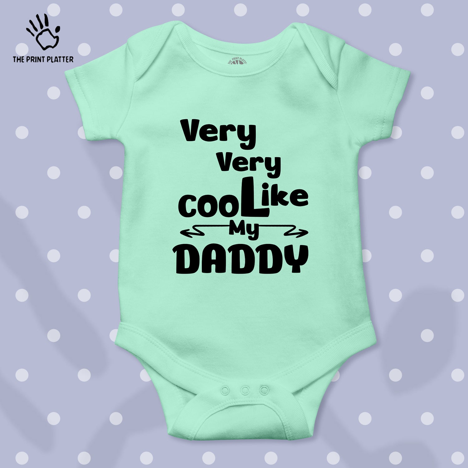 Very Very Cool Like My Daddy Unisex Half Sleeve Romper