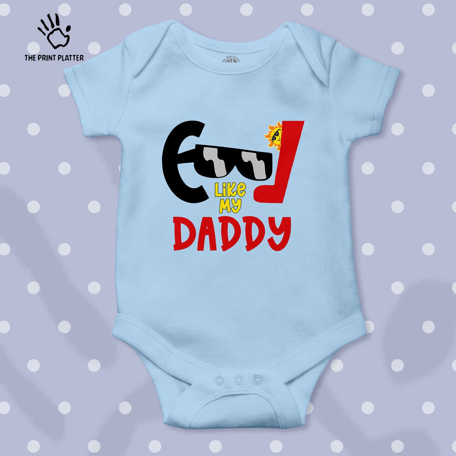 Cool Like My Daddy Unisex Half Sleeve Romper