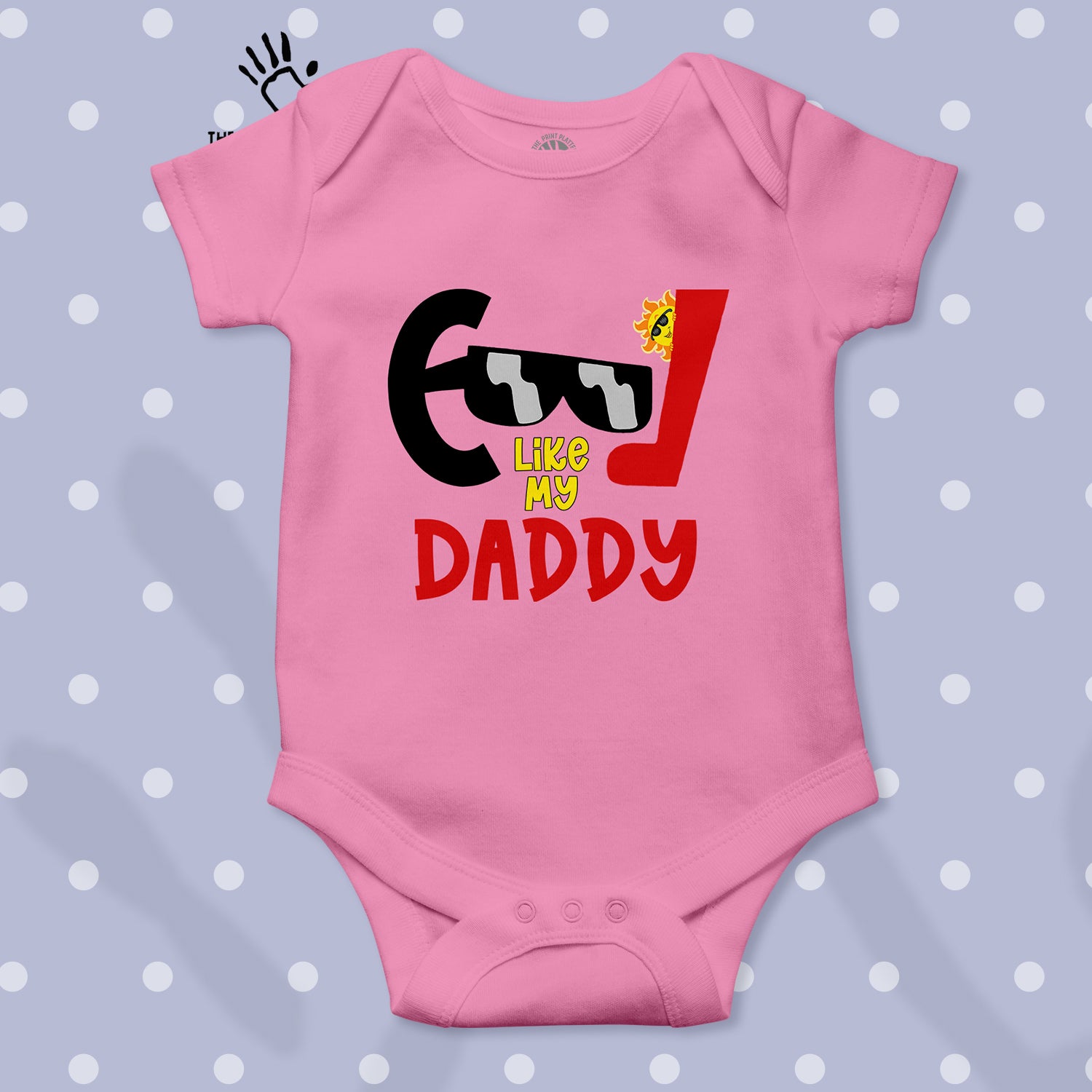 Cool Like My Daddy Unisex Half Sleeve Romper