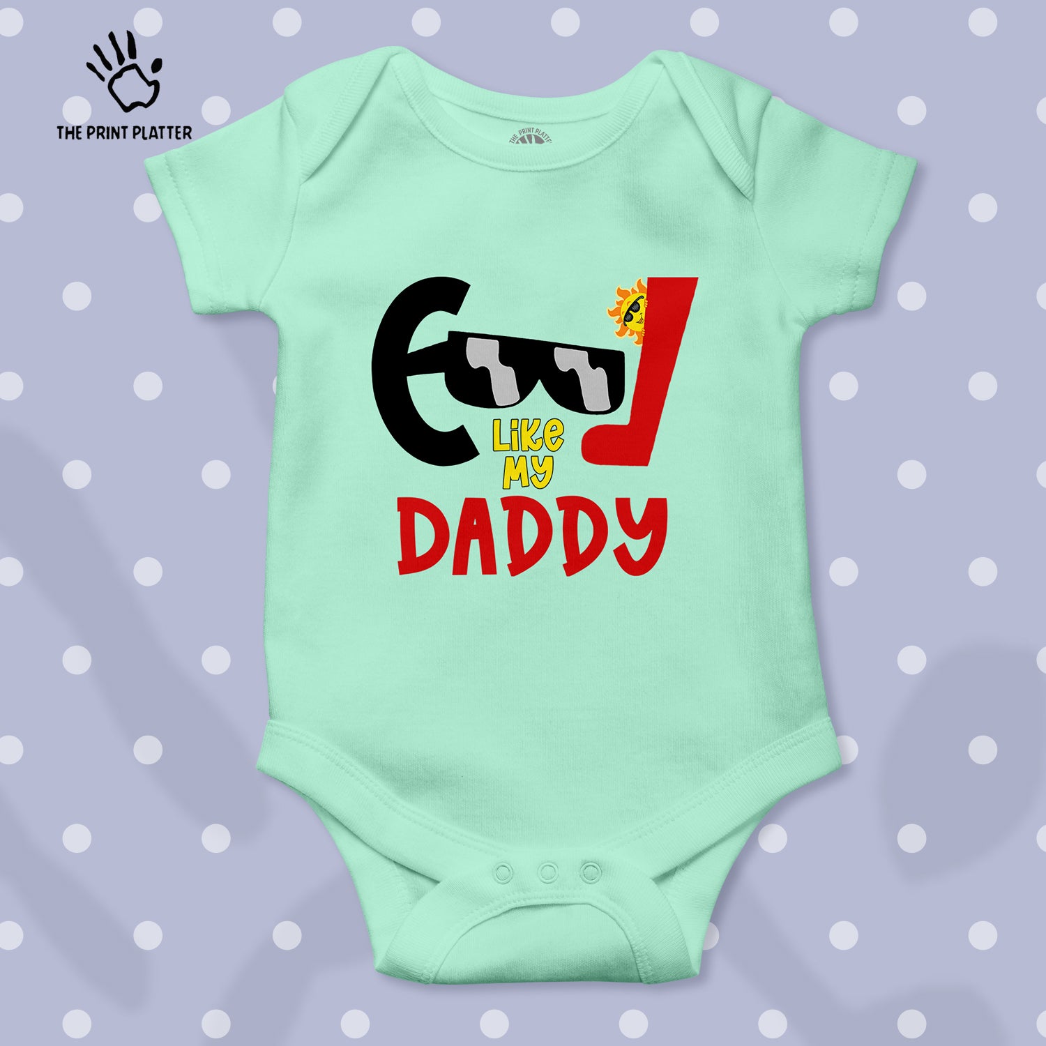 Cool Like My Daddy Unisex Half Sleeve Romper