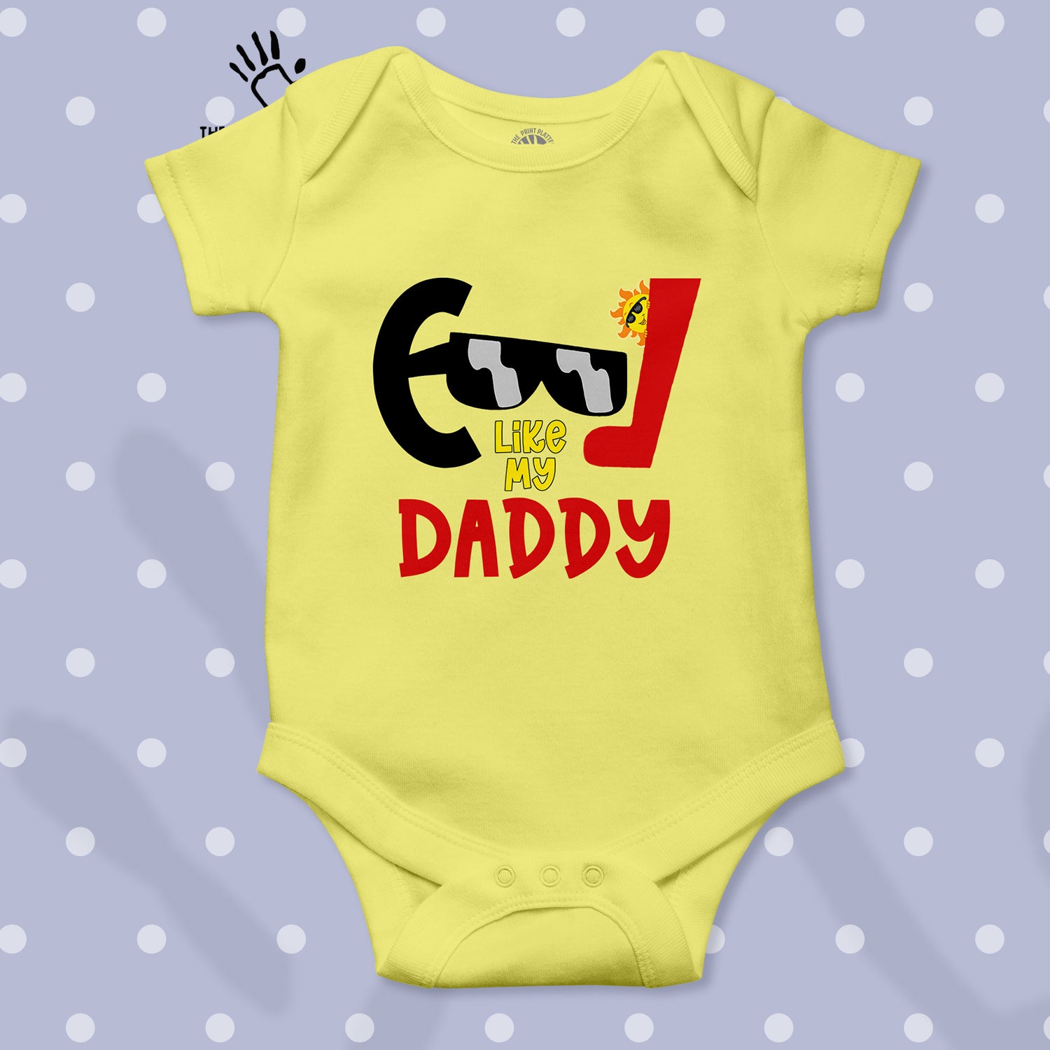 Cool Like My Daddy Unisex Half Sleeve Romper