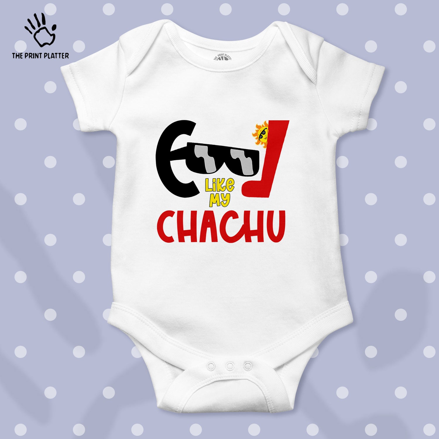 Cool Like My Chachu Unisex Half Sleeve Romper