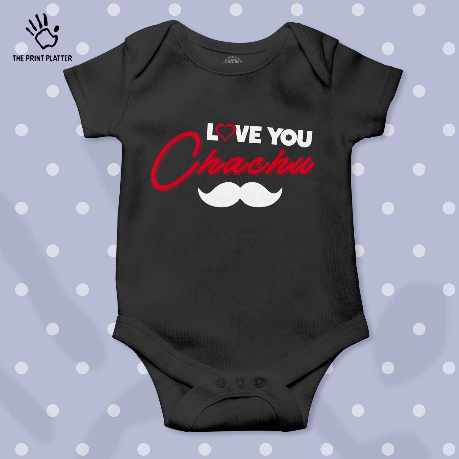 Love You Chachu Unisex Half Sleeve Romper