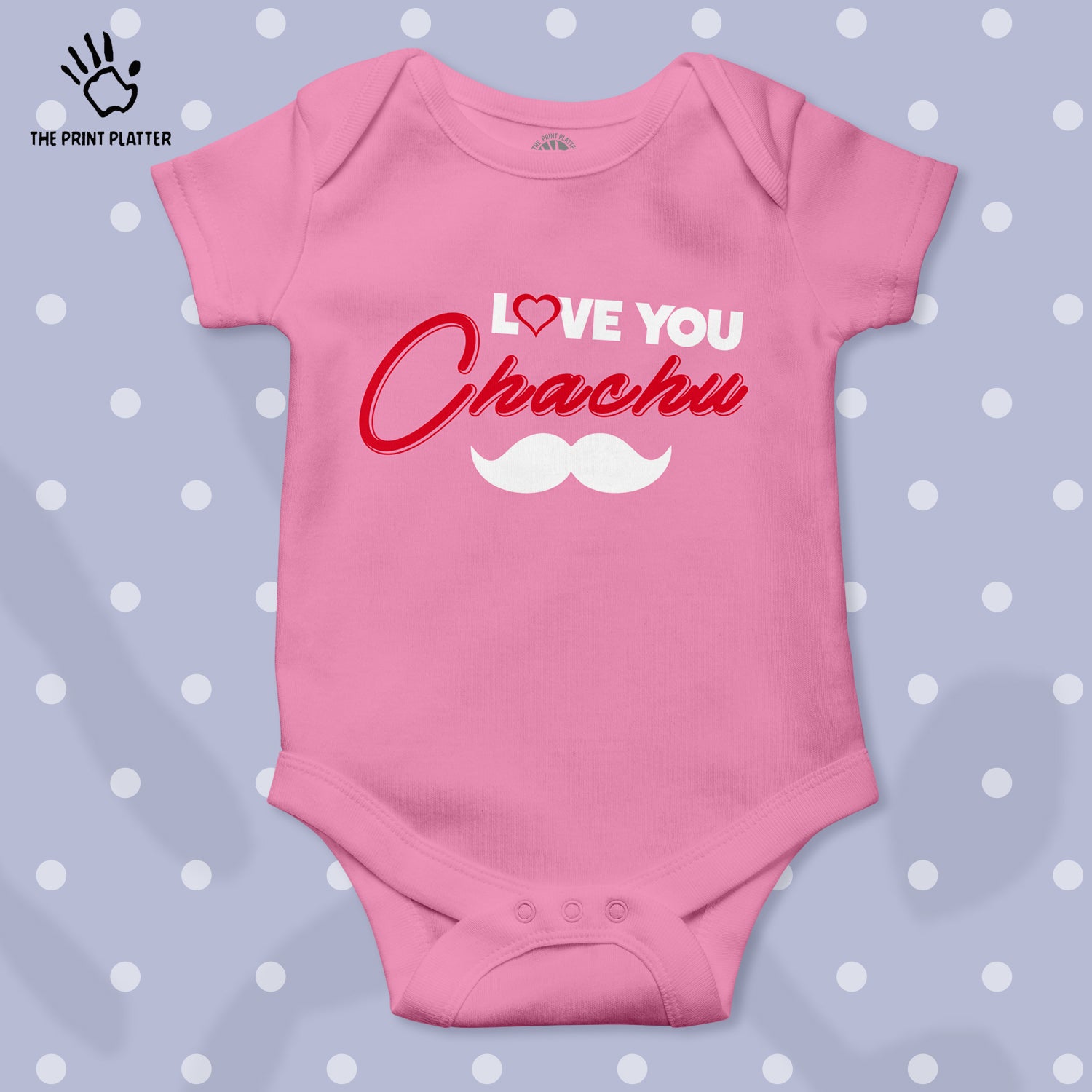 Love You Chachu Unisex Half Sleeve Romper