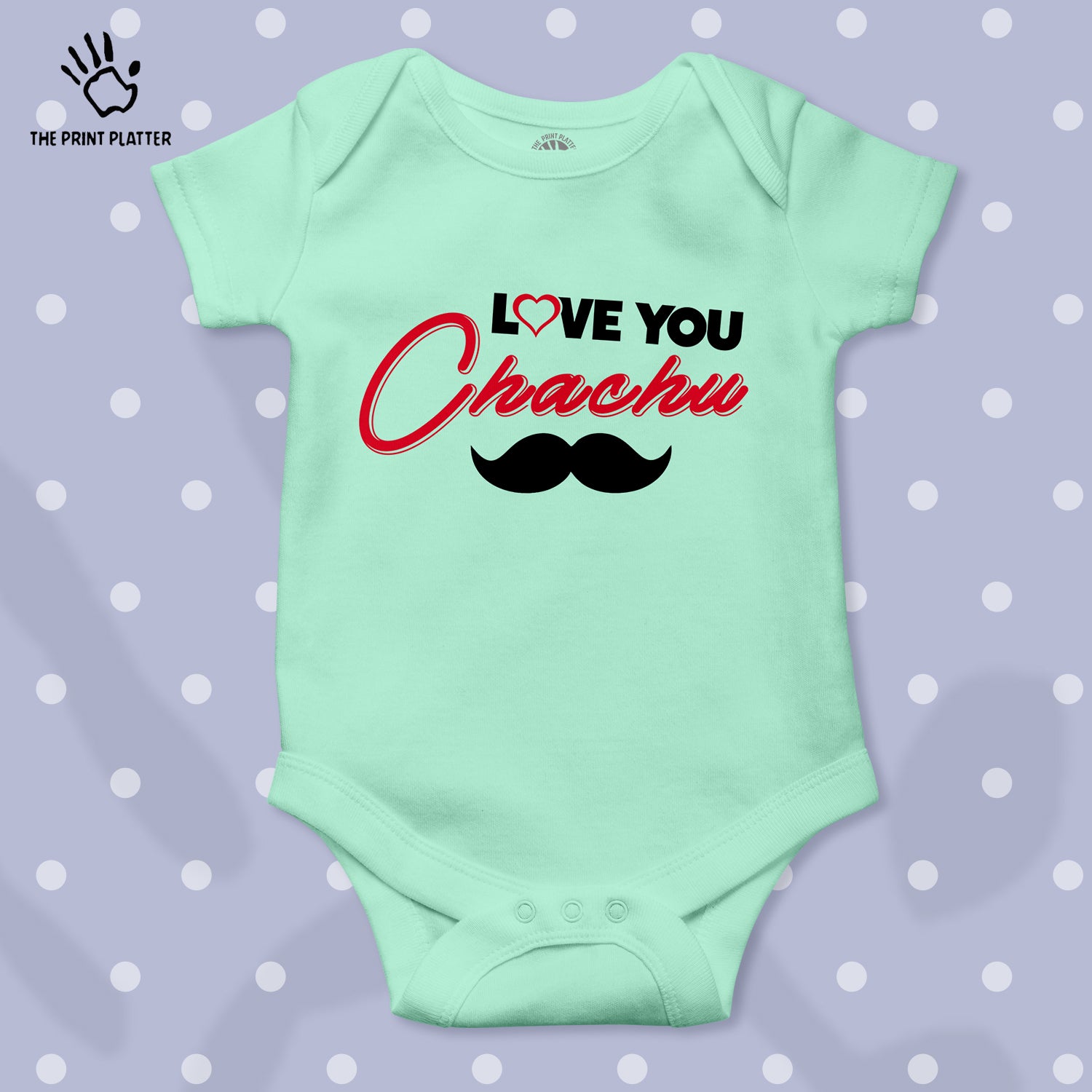 Love You Chachu Unisex Half Sleeve Romper