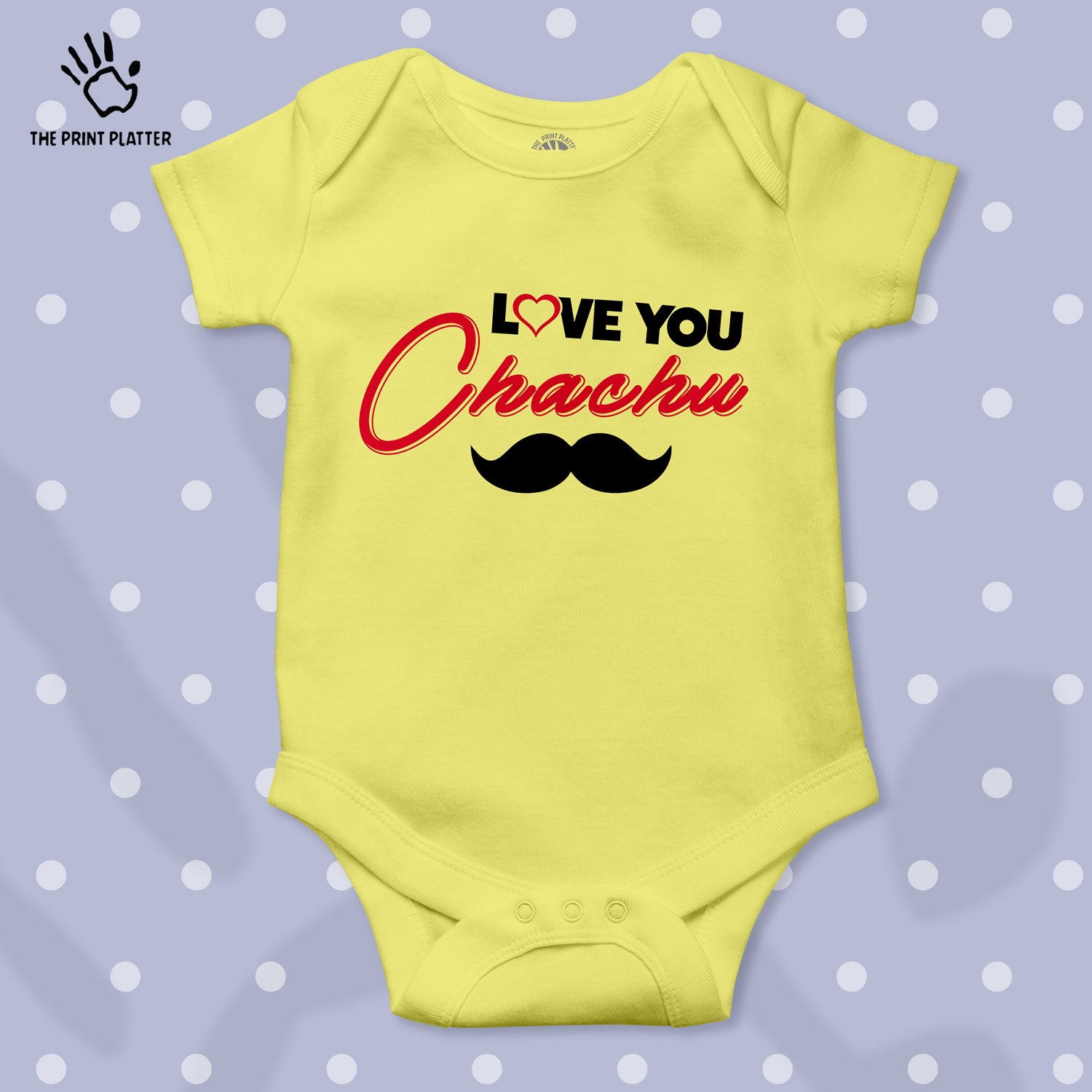 Love You Chachu Unisex Half Sleeve Romper