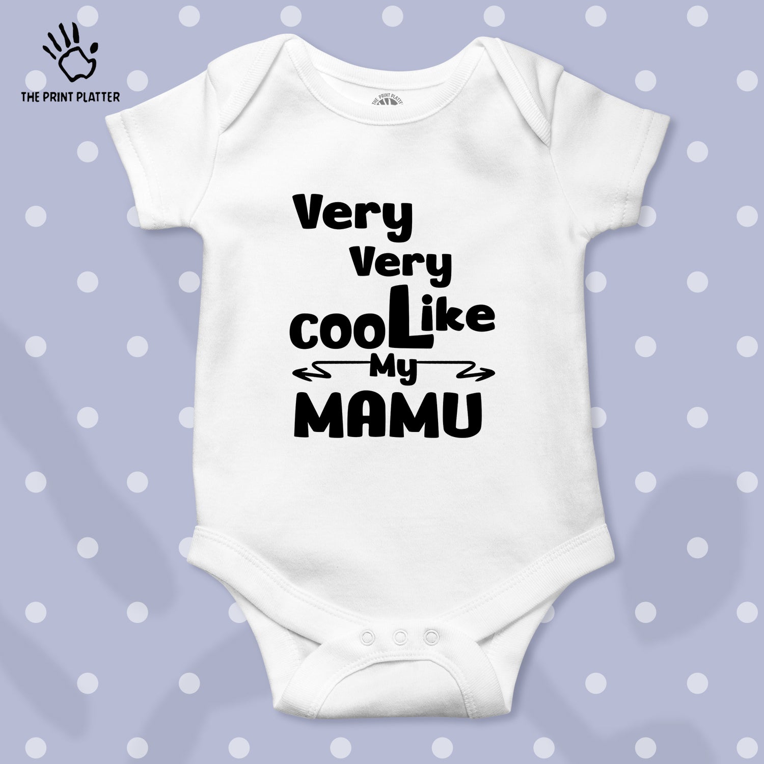 Very Very Cool Like My Mamu Unisex Half Sleeve Romper