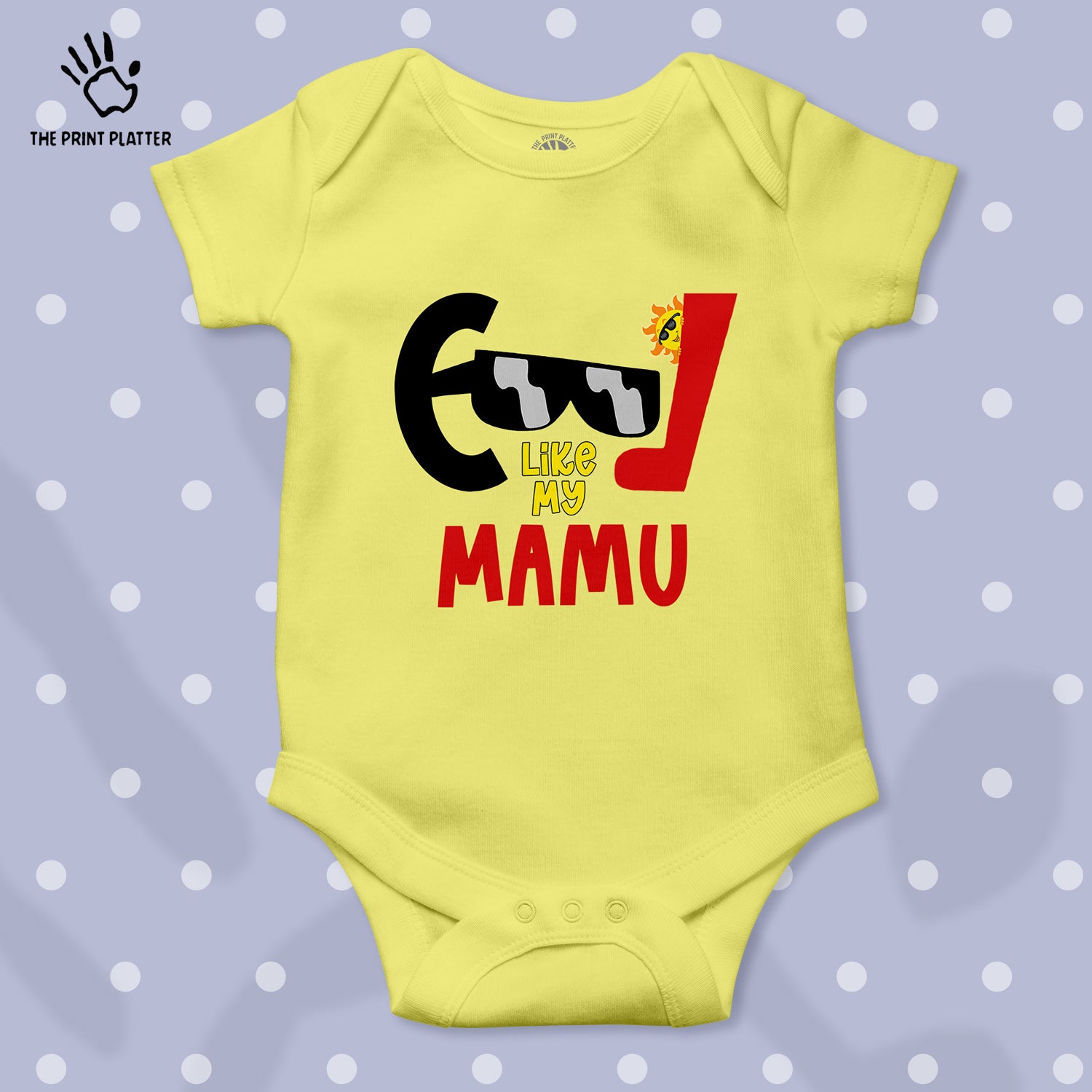 Cool Like My Mamu Unisex Half Sleeve Romper