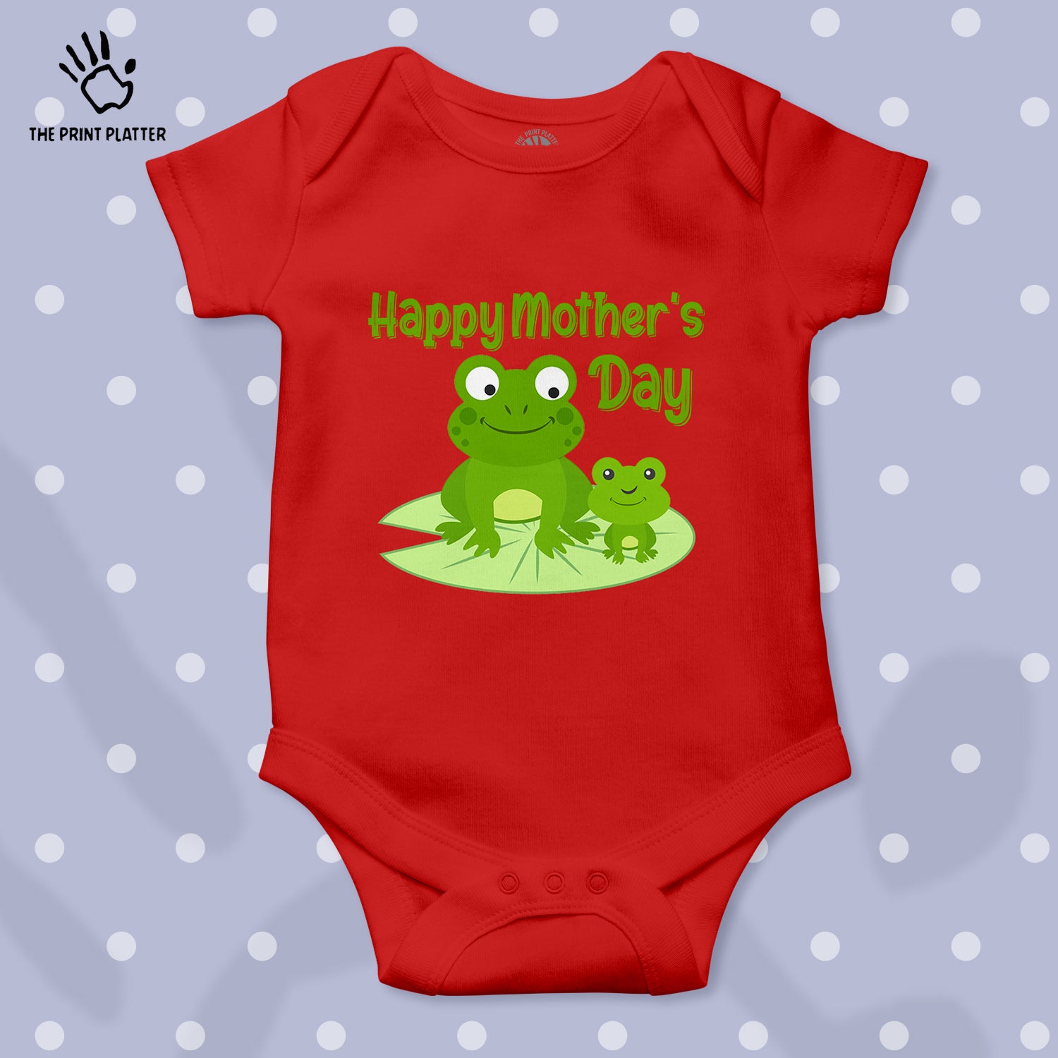 Happy Mother's Day Unisex Half Sleeve Romper