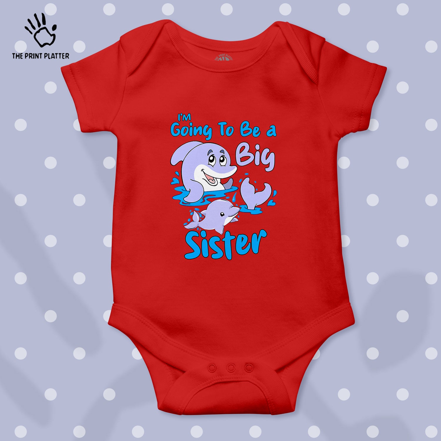 I'm Going To Be A Big Sister Unisex Half Sleeve Romper