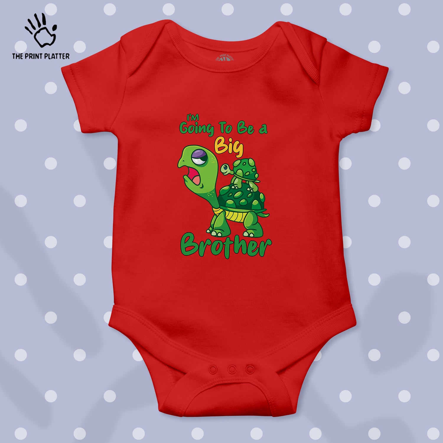 I'm Going To Be A Big Brother Unisex Half Sleeve Romper