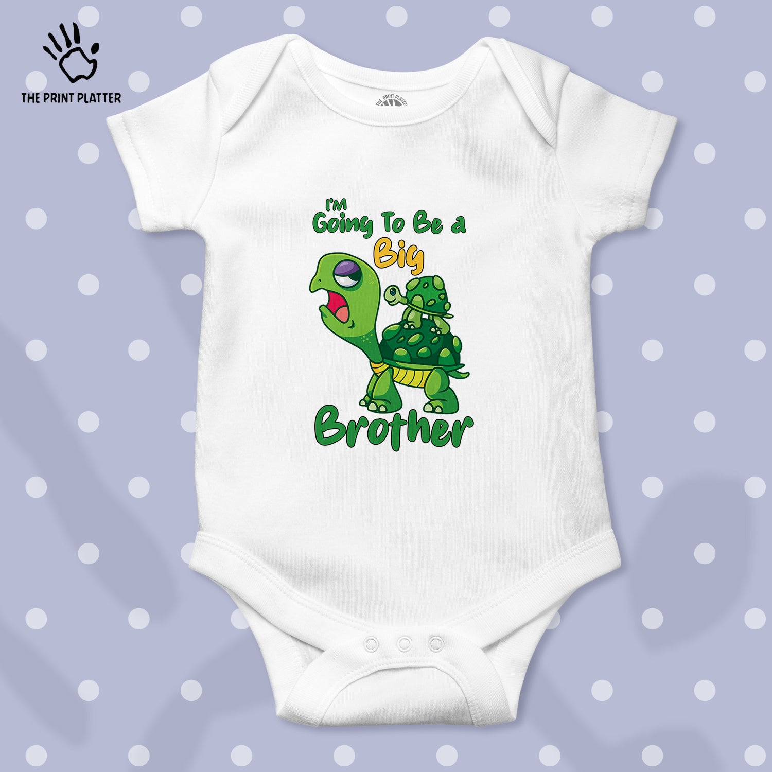 I'm Going To Be A Big Brother Unisex Half Sleeve Romper