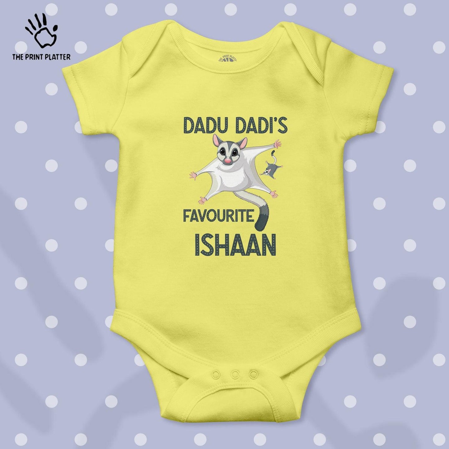 Dadu Dadi’s Favourite Ishaan Unisex Half Sleeve Romper