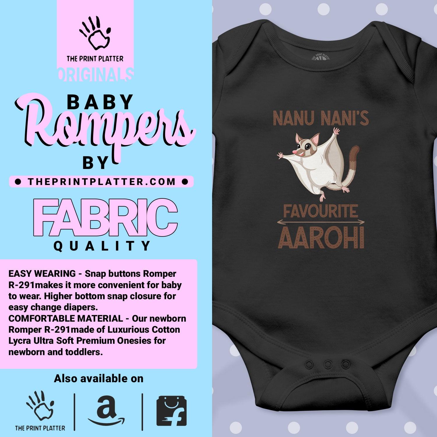 Nanu Nani’s Favourite Ishaan Unisex Half Sleeve Romper