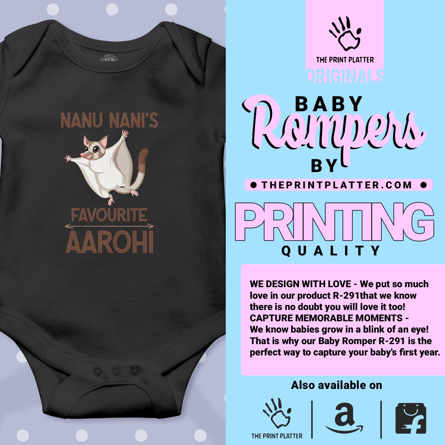 Nanu Nani’s Favourite Ishaan Unisex Half Sleeve Romper