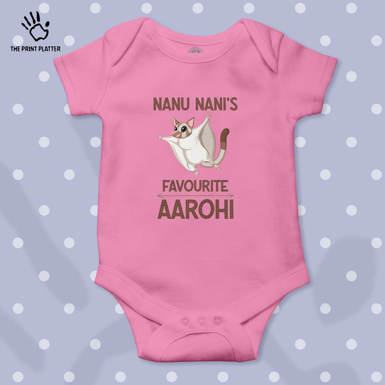 Nanu Nani’s Favourite Ishaan Unisex Half Sleeve Romper