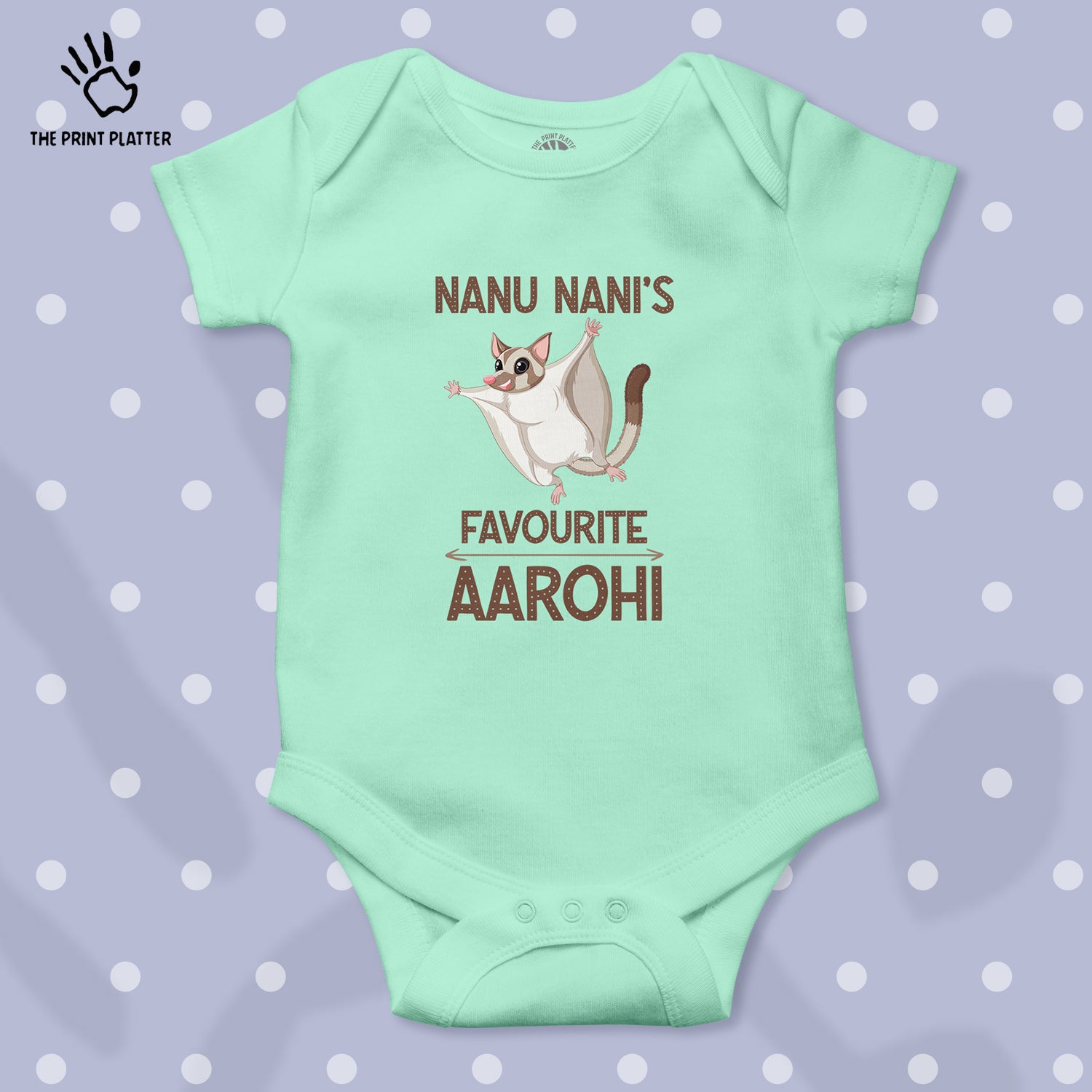 Nanu Nani’s Favourite Ishaan Unisex Half Sleeve Romper