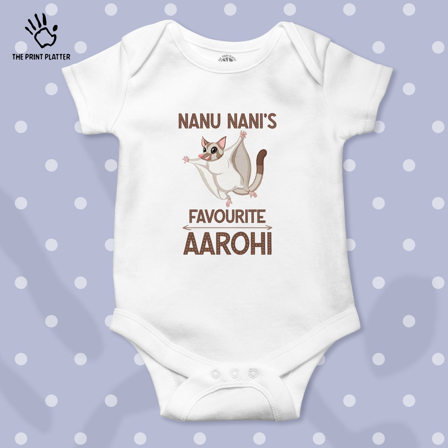 Nanu Nani’s Favourite Ishaan Unisex Half Sleeve Romper