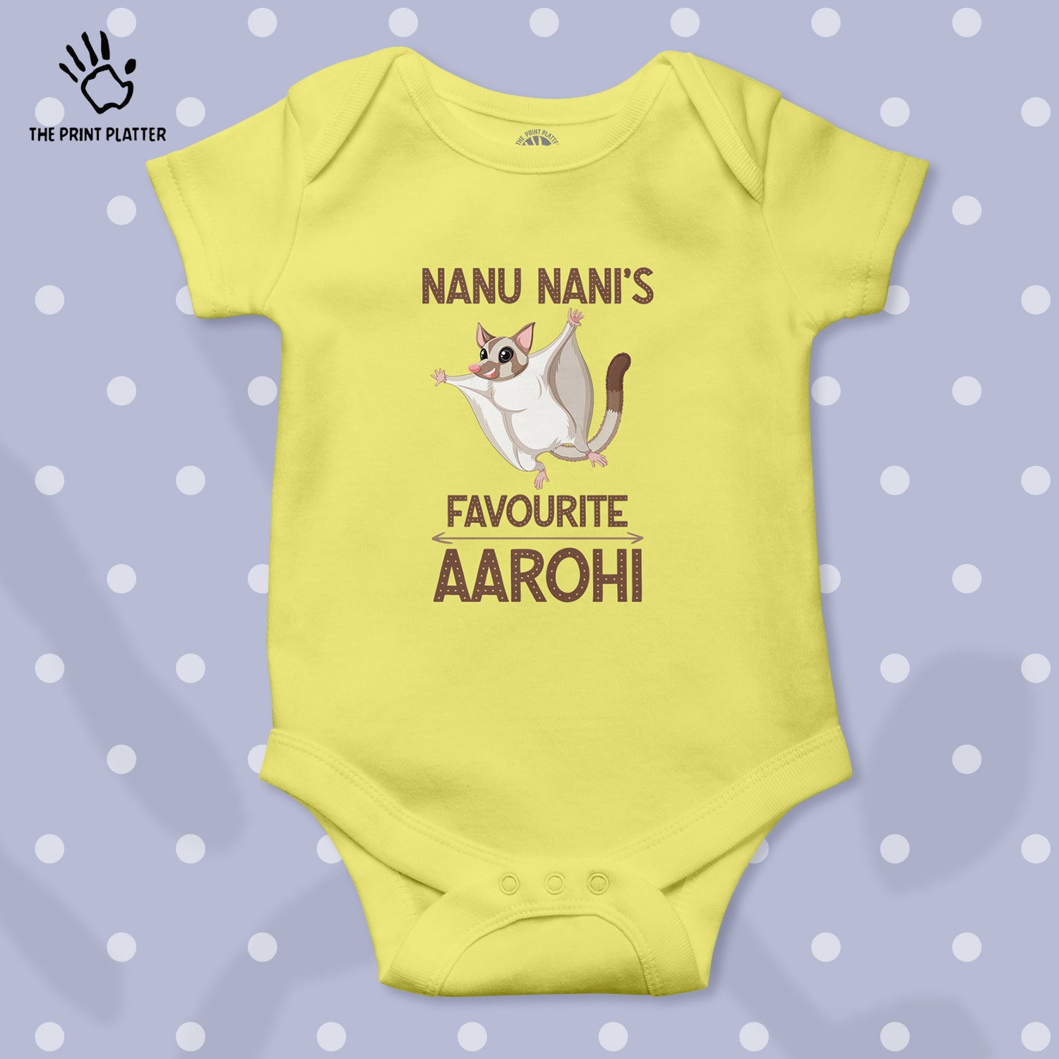 Nanu Nani’s Favourite Ishaan Unisex Half Sleeve Romper