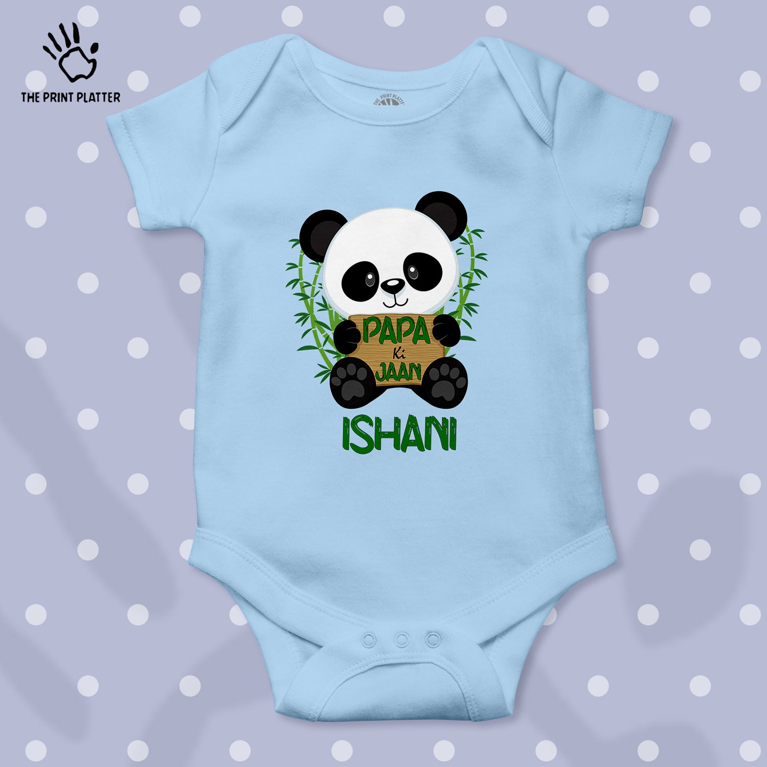 Papa Ki Jaan Ishani Unisex Half Sleeve Romper