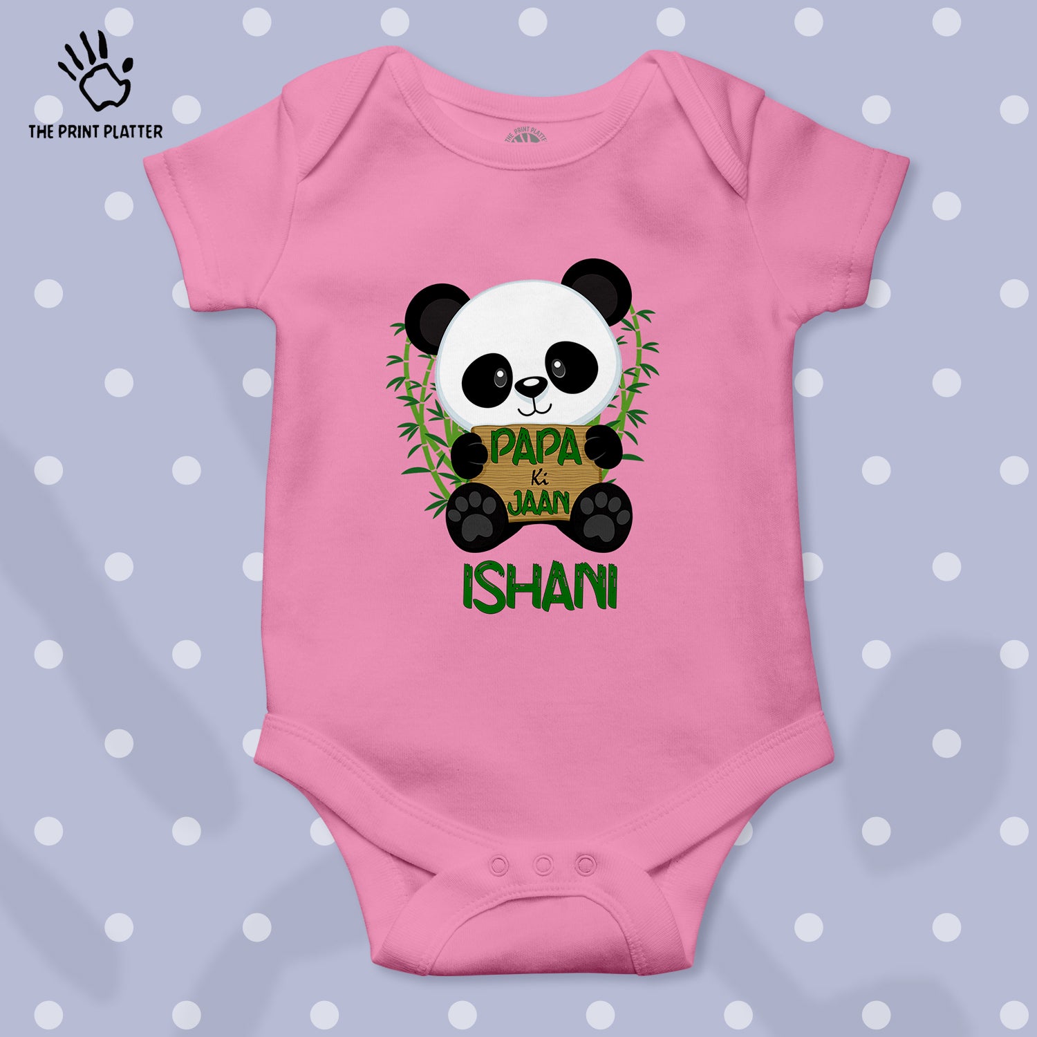 Papa Ki Jaan Ishani Unisex Half Sleeve Romper