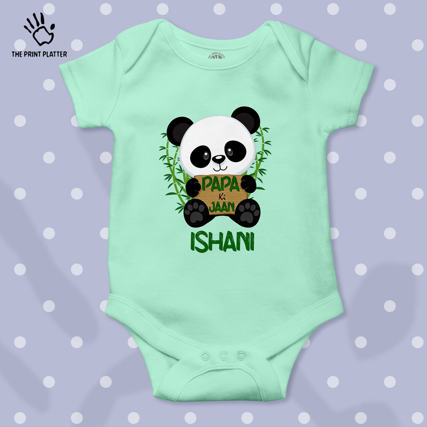 Papa Ki Jaan Ishani Unisex Half Sleeve Romper