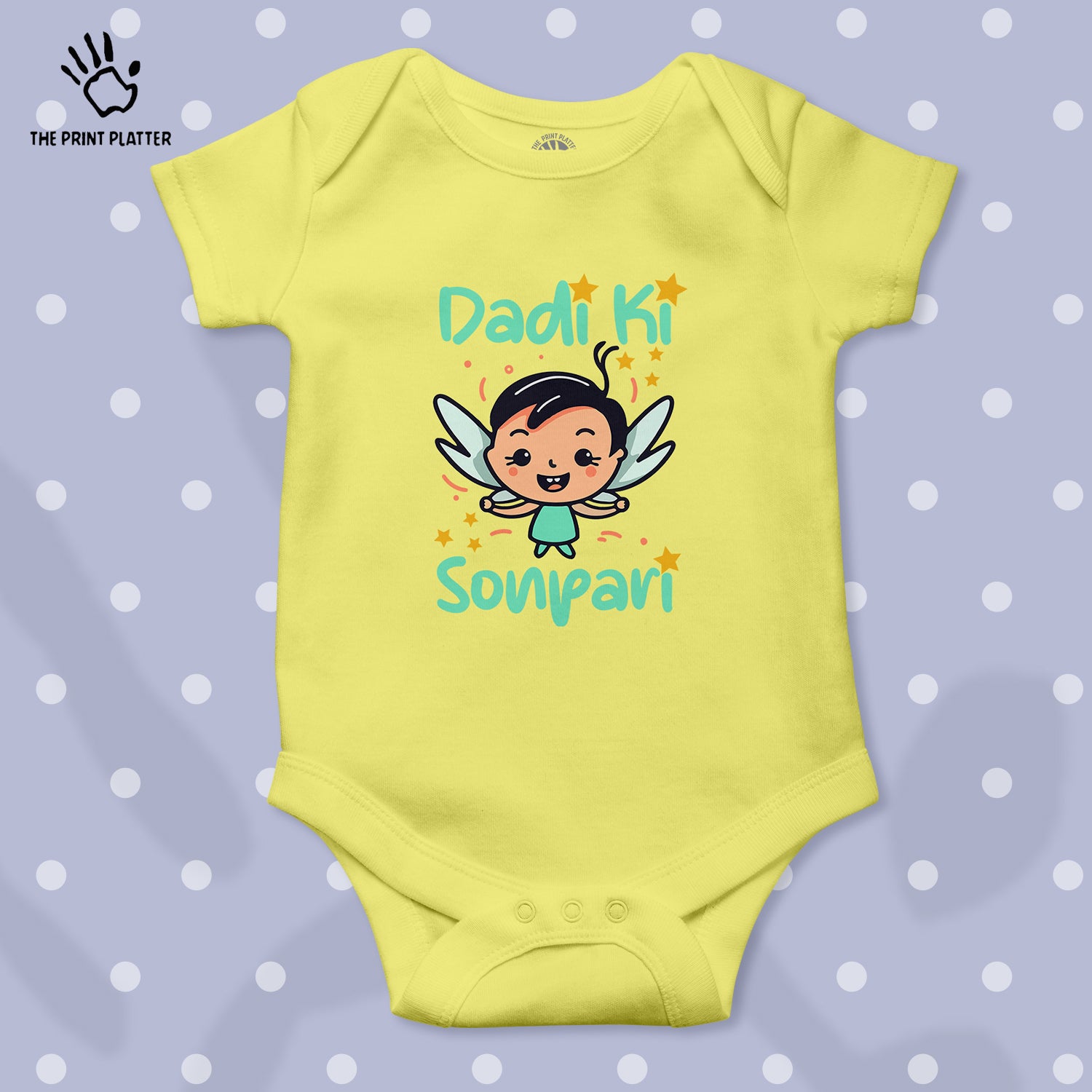 Dadi Ki Sonpari Unisex Half Sleeve Romper