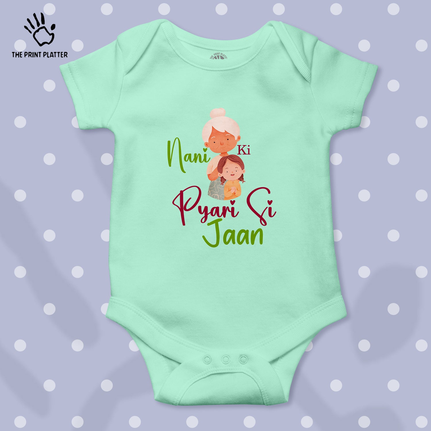 Nani Ki Pyaari Si Jaan Unisex Half Sleeve Romper