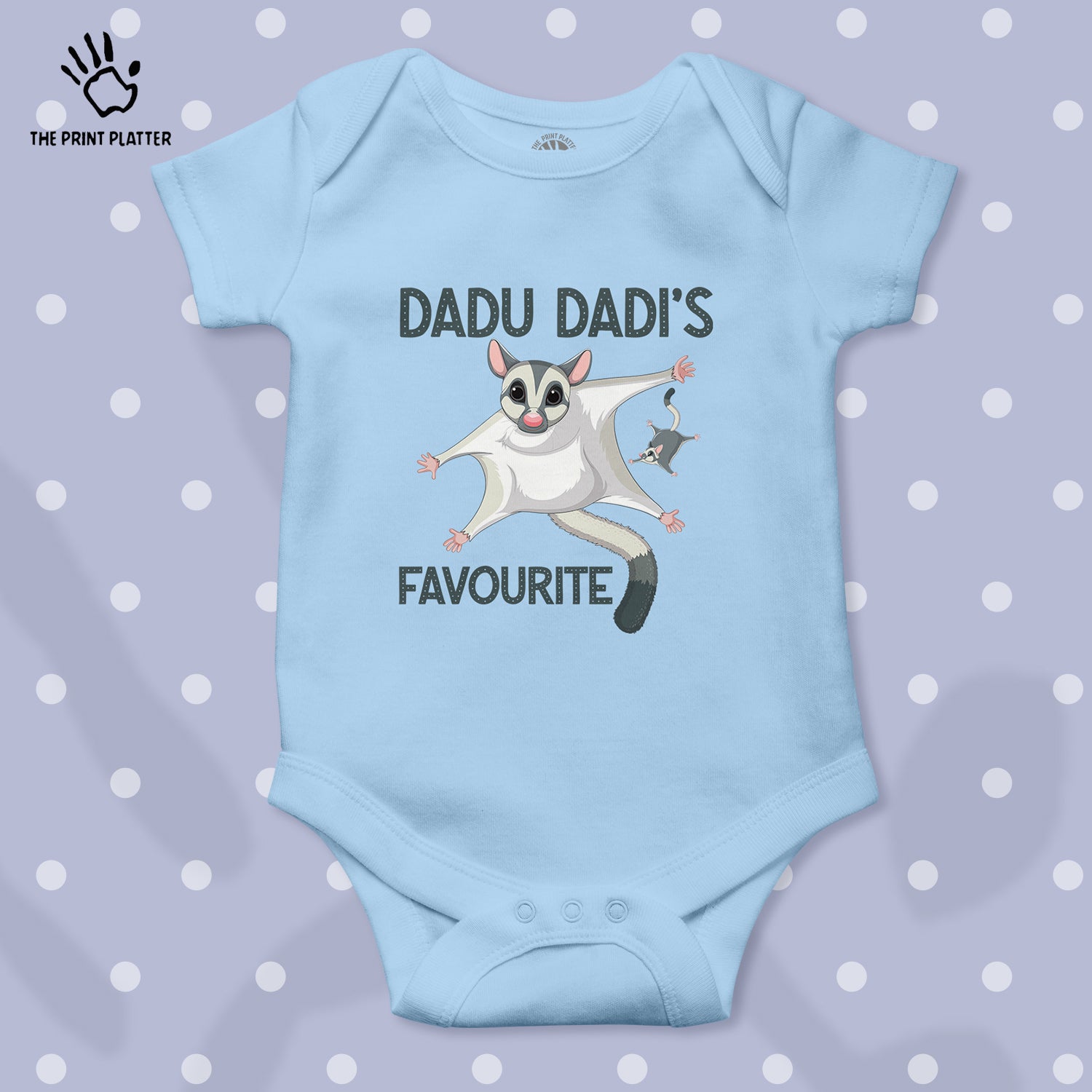 Dadu Dadi's Favourite Unisex Half Sleeve Romper