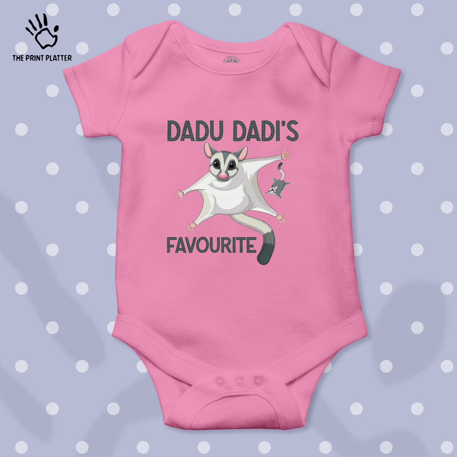 Dadu Dadi's Favourite Unisex Half Sleeve Romper