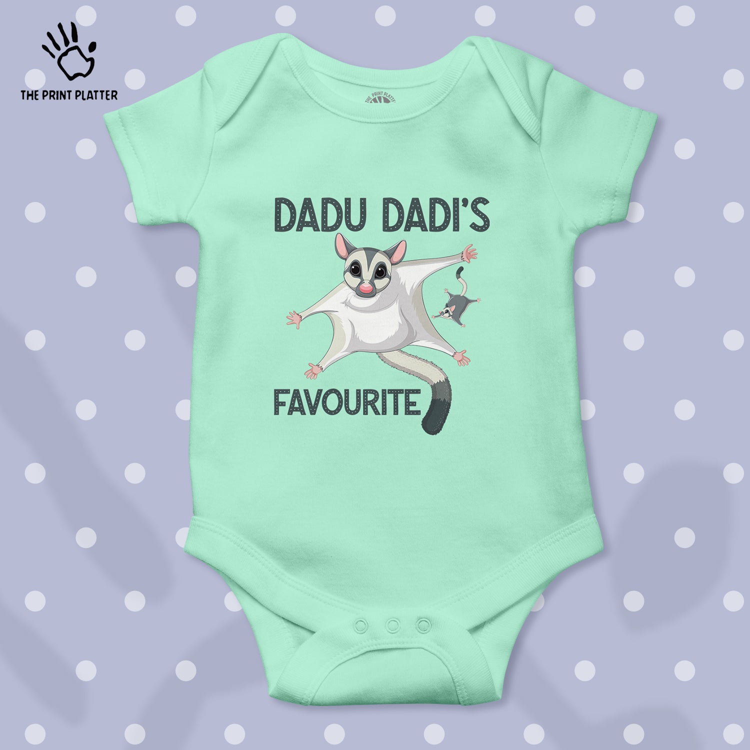 Dadu Dadi's Favourite Unisex Half Sleeve Romper